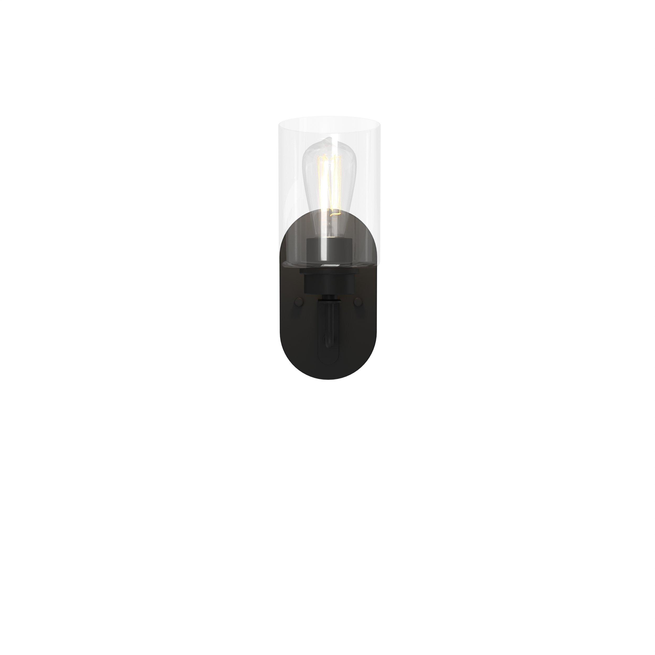 Coleman Matte Black Single Sconce
