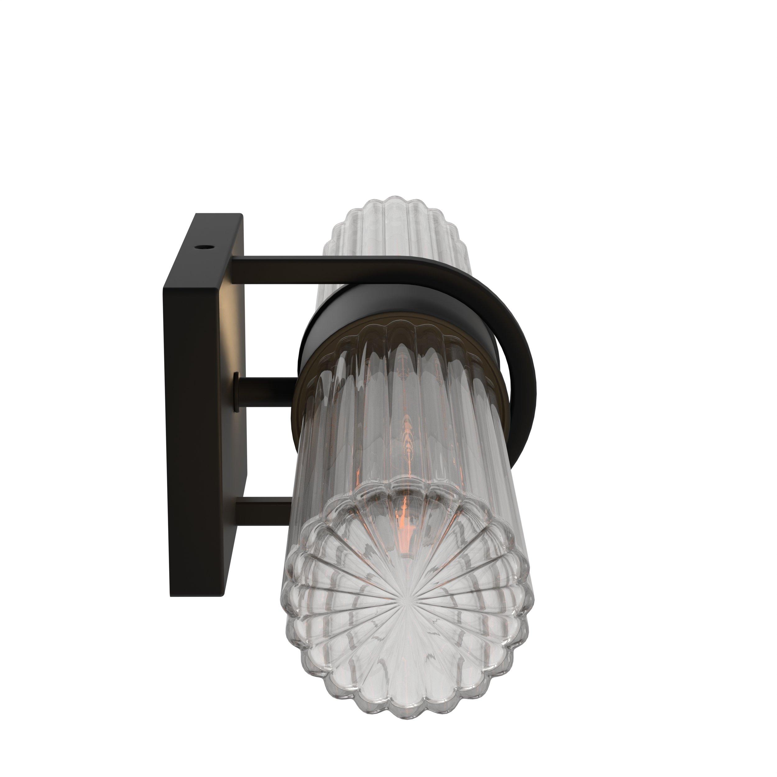 Dallas Matte Black Linear Sconce
