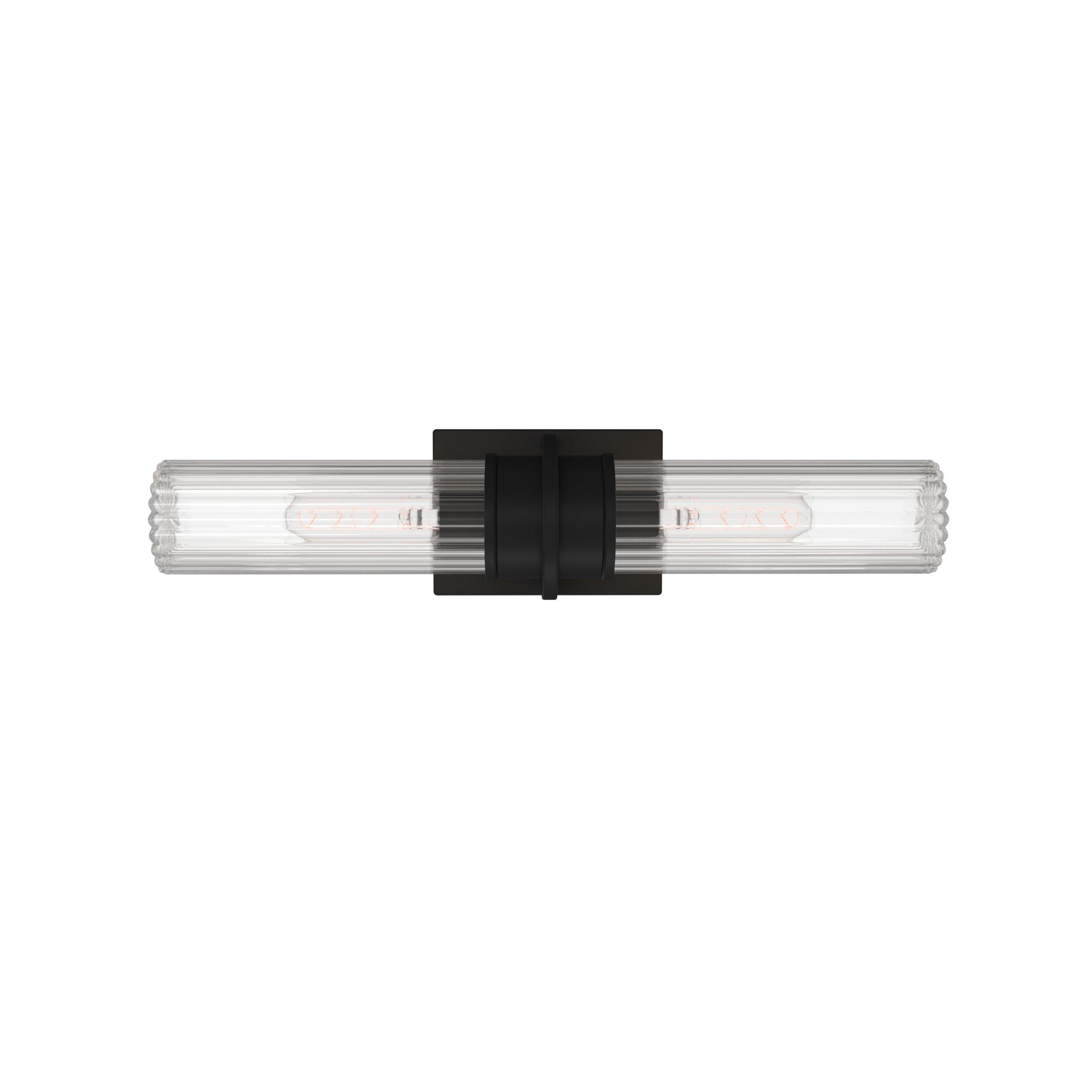 Dallas Matte Black Linear Sconce