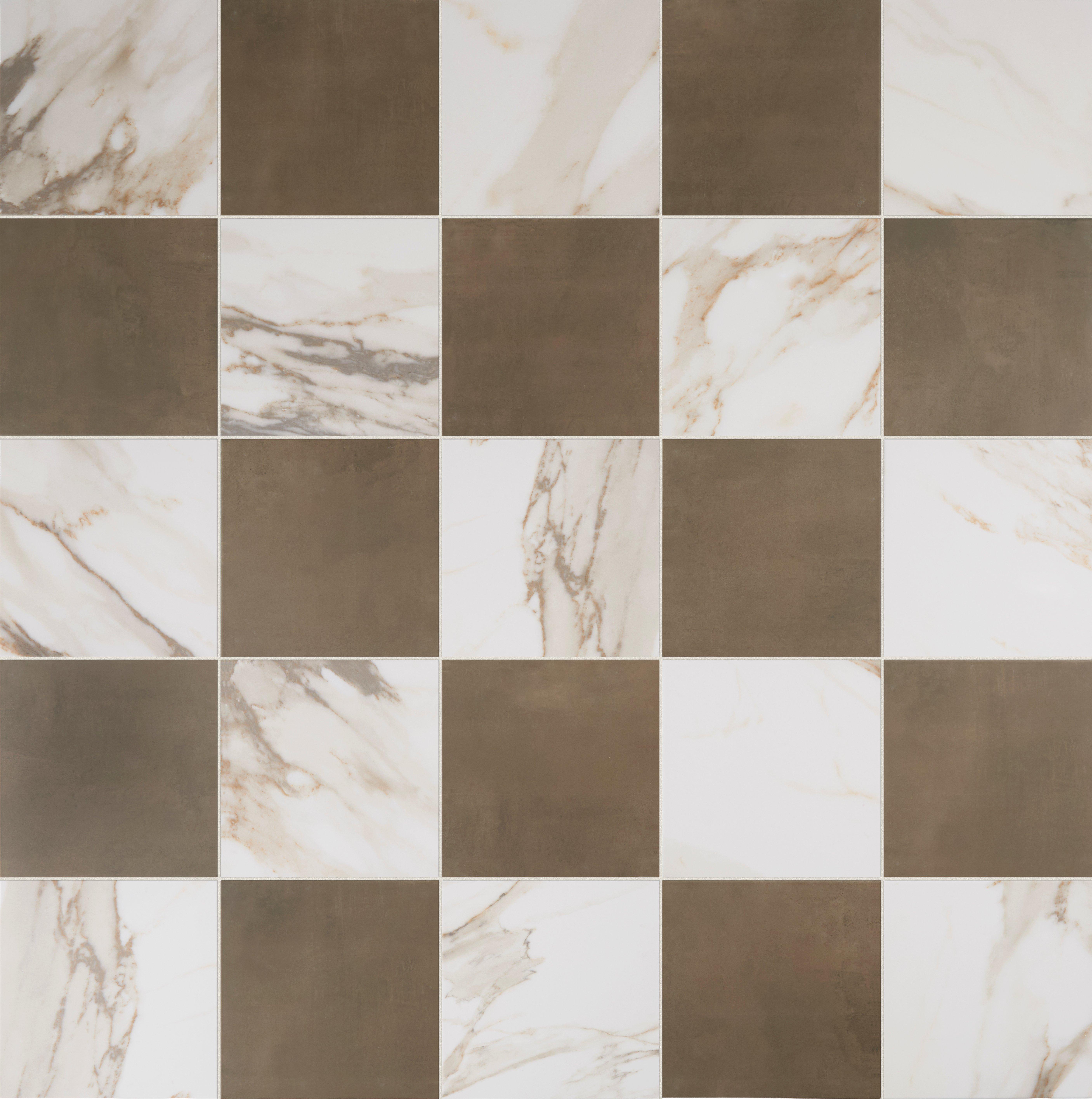 Umber Matte Square Ceramic Tile