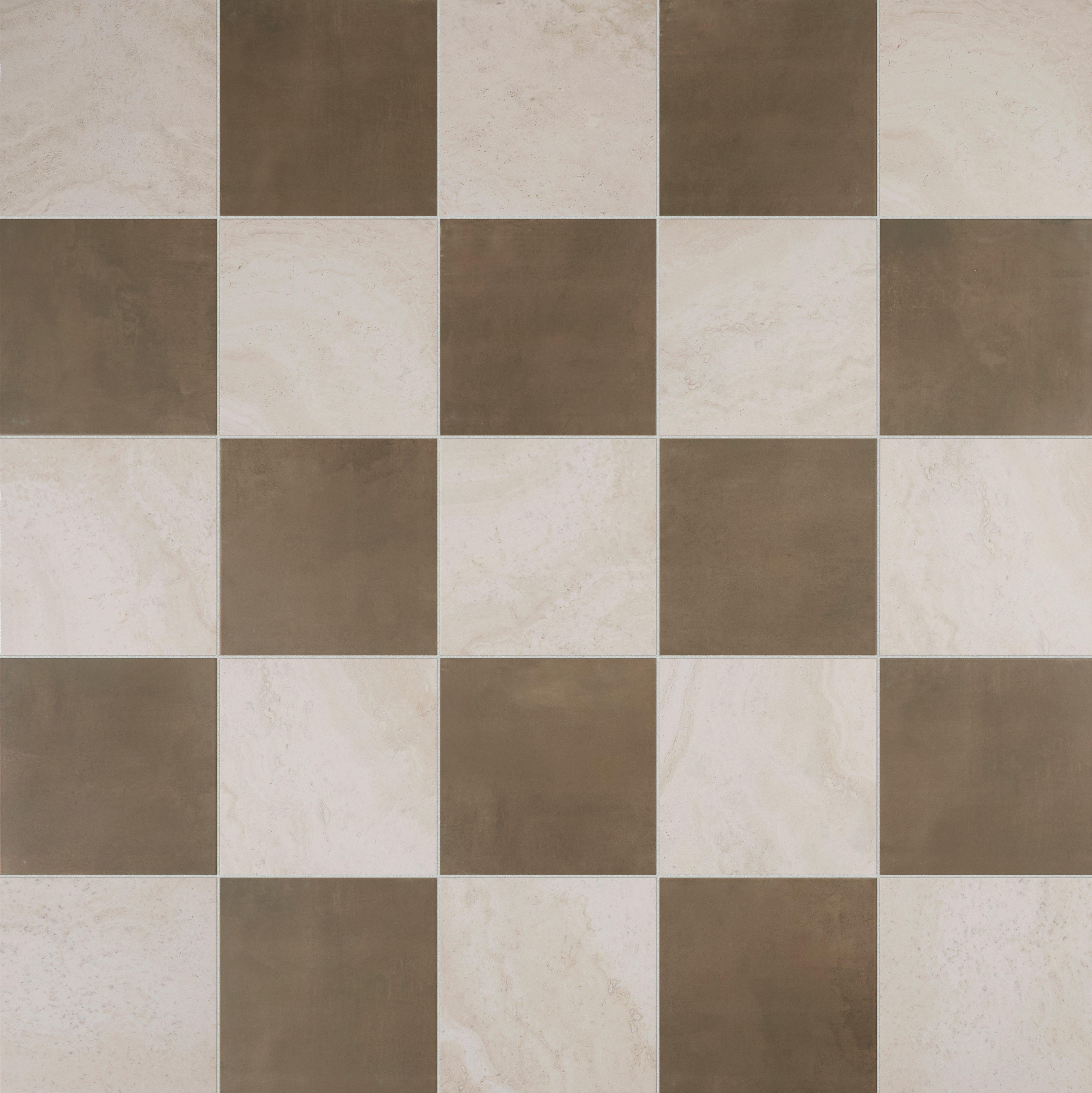 Umber Matte Square Ceramic Tile