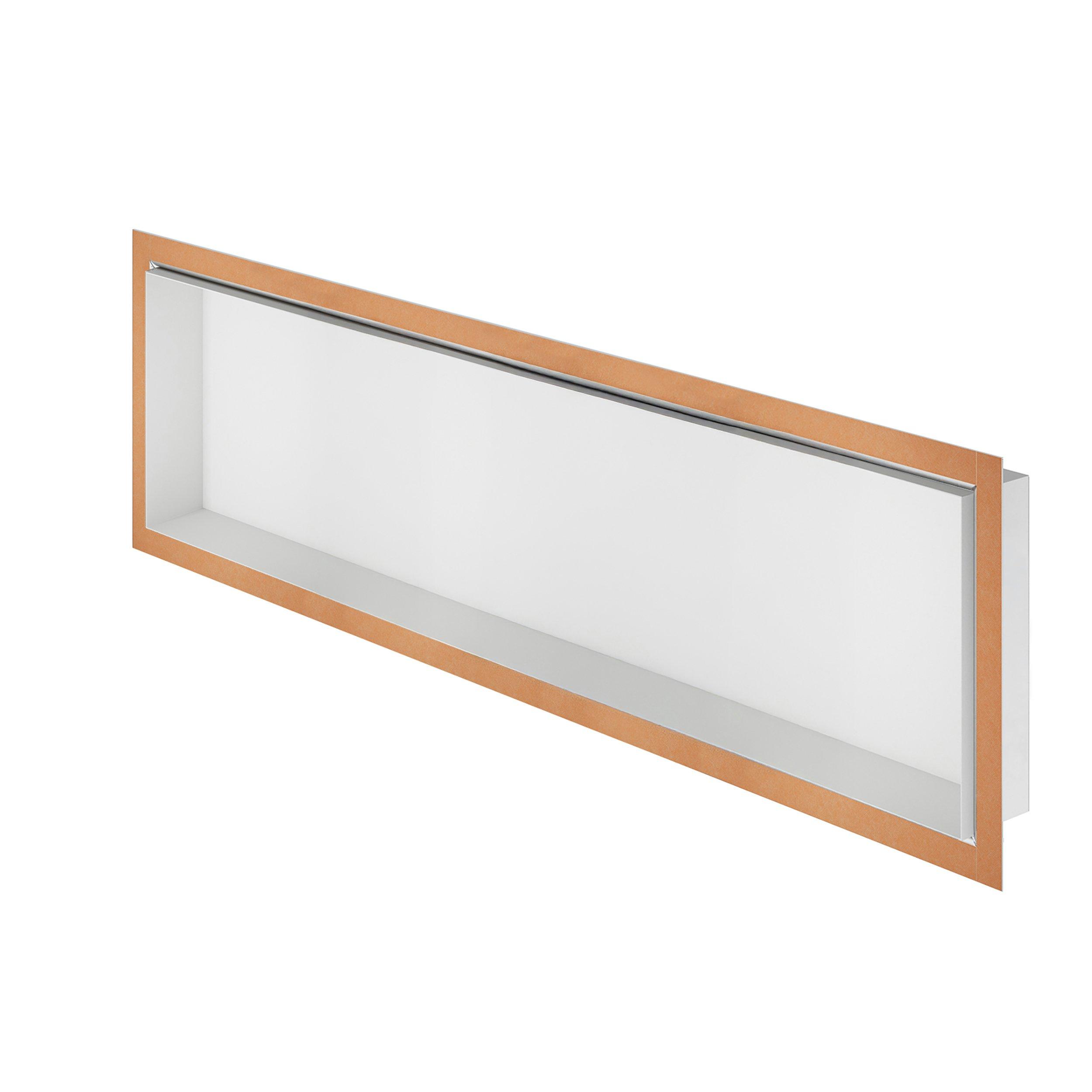 Schluter Design 12x48 Matte White Shower Niche