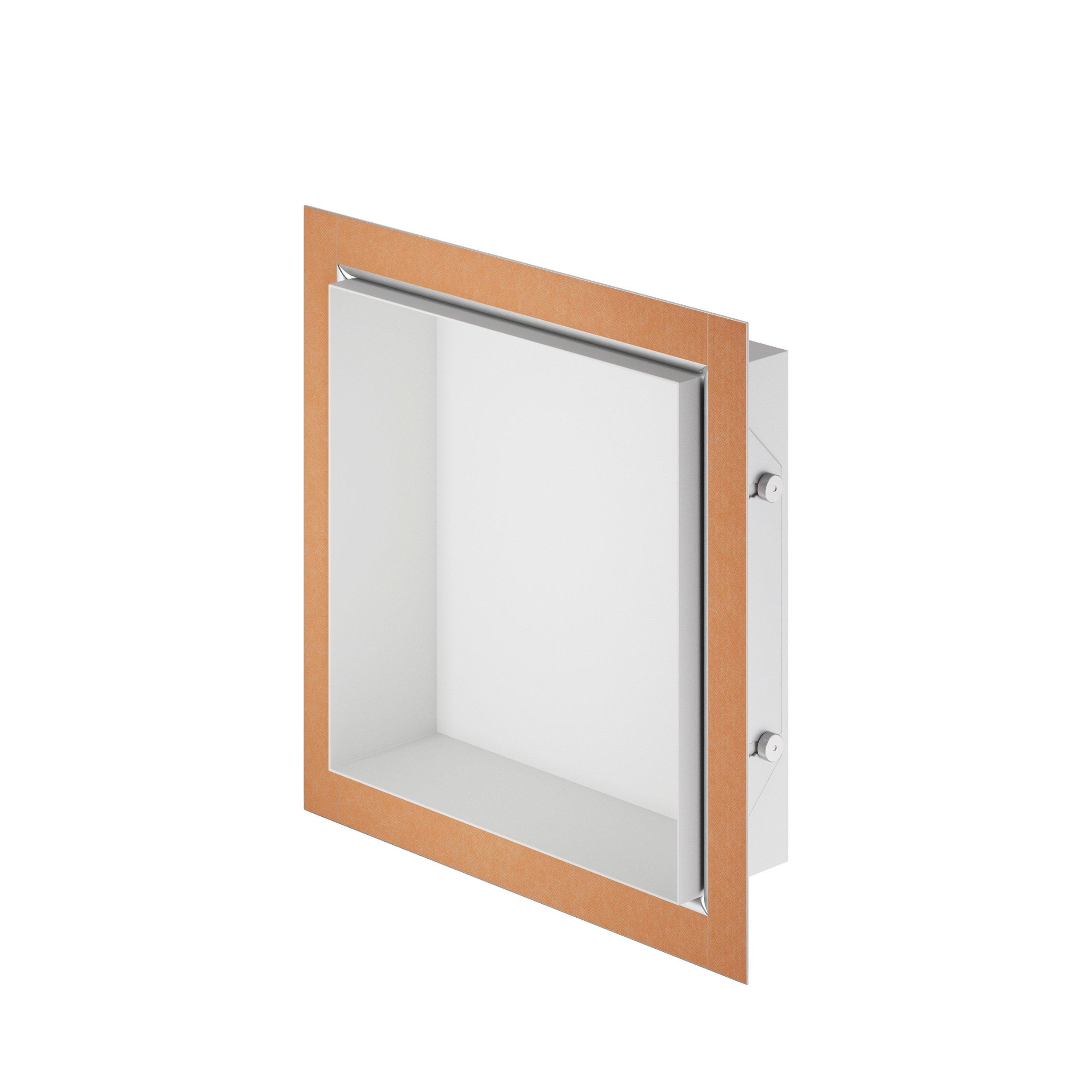 Schluter Design 12x12 Matte White Shower Niche