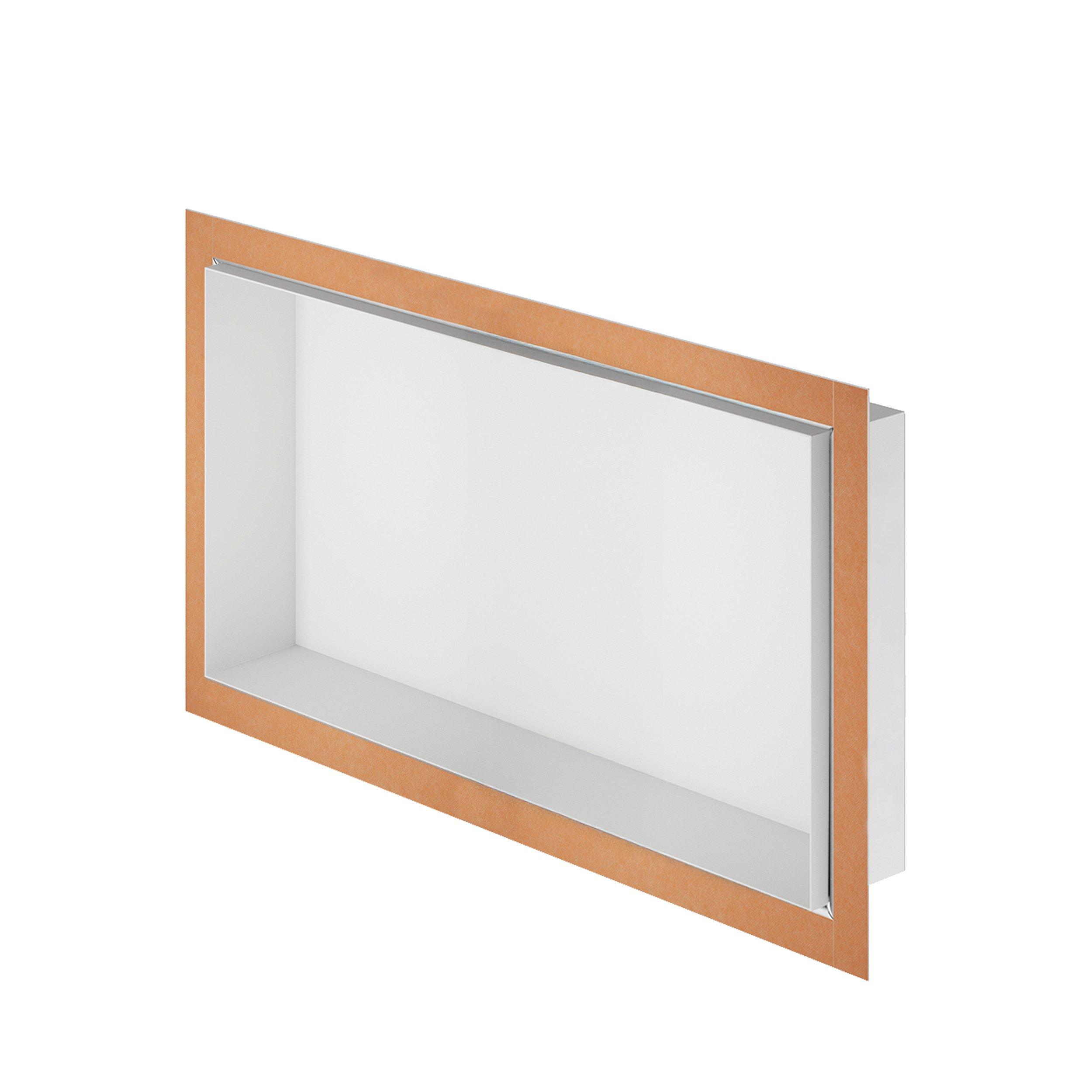 Schluter Design 12x24 Matte White Shower Niche