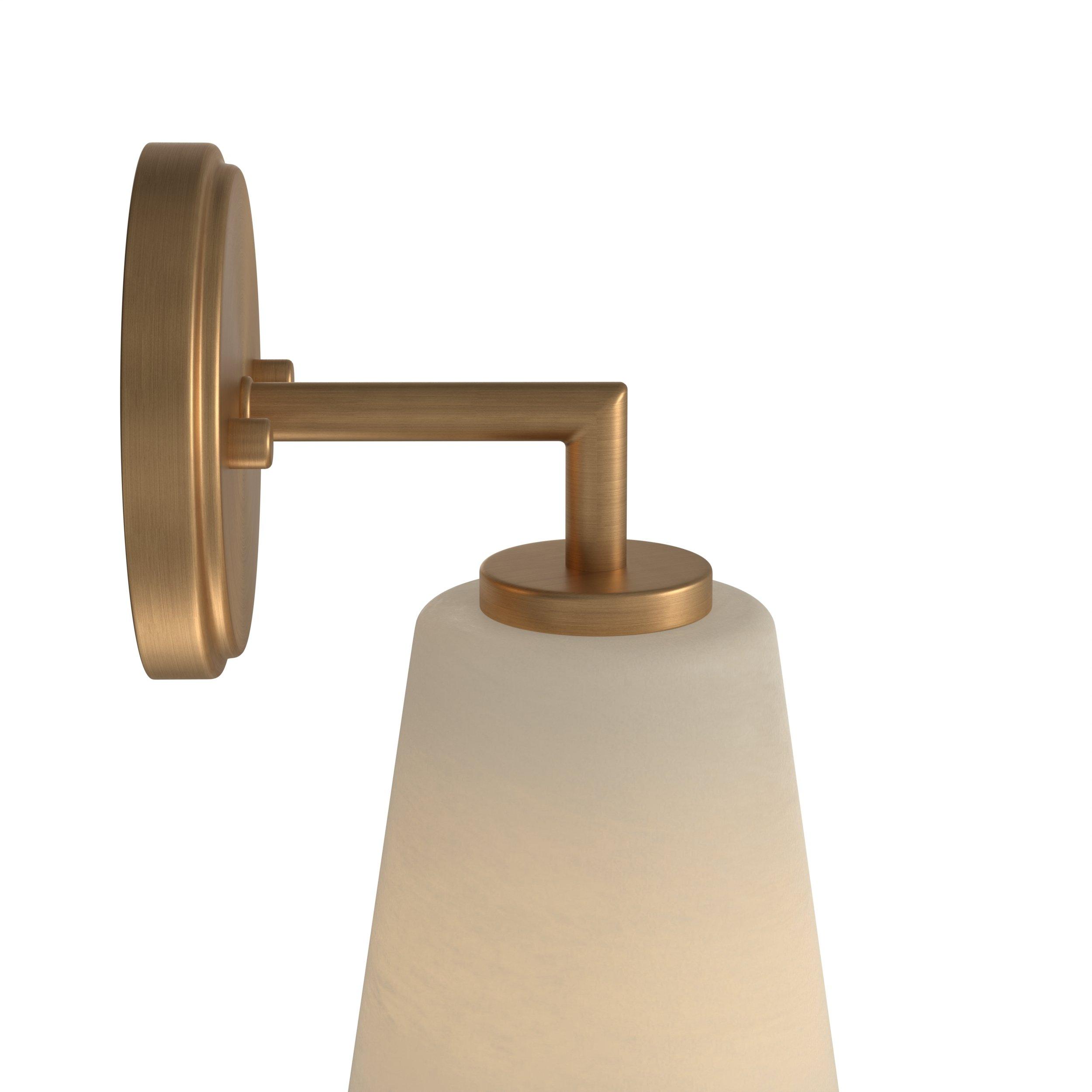 Crawford Brushed Gold Single Sconce