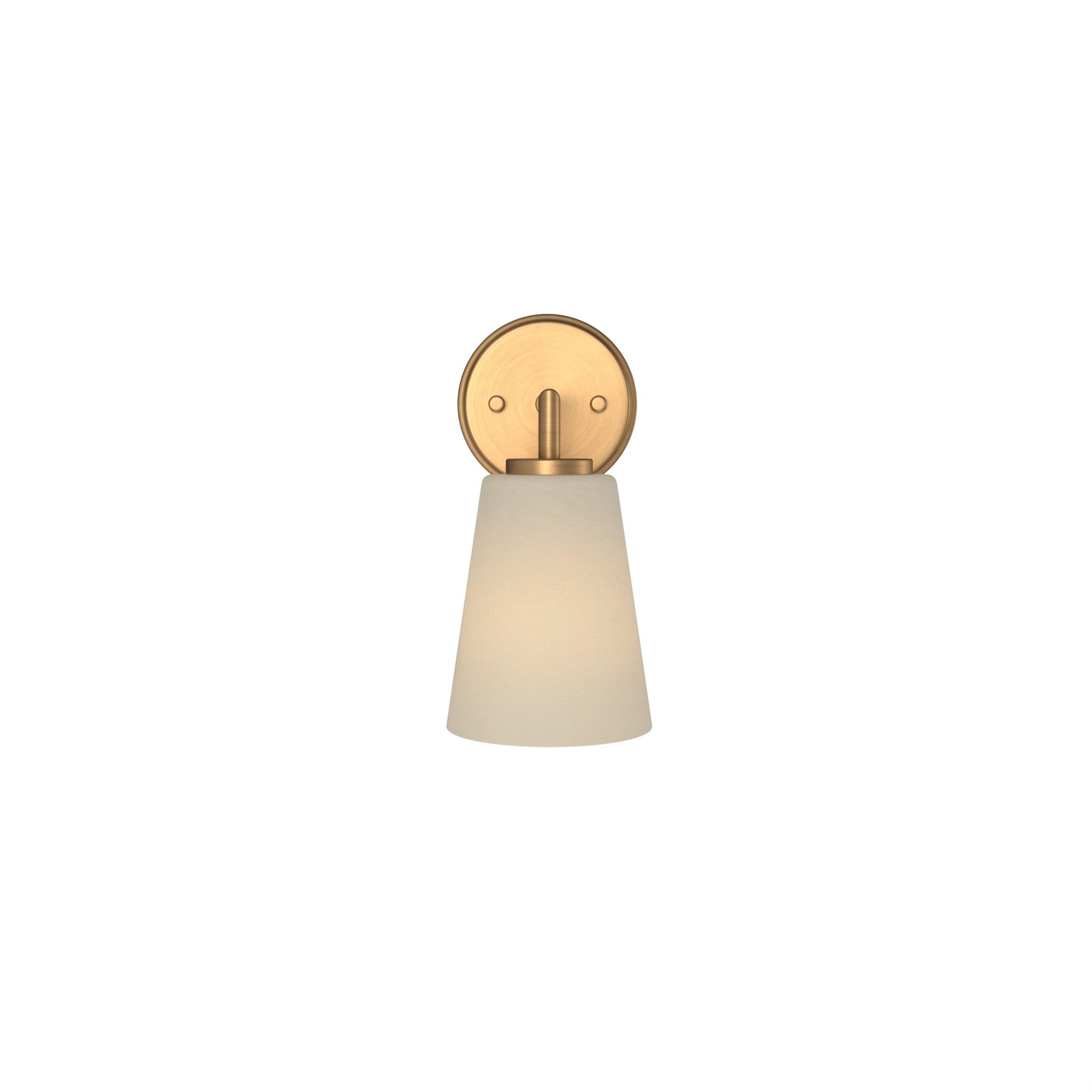 Crawford Brushed Gold Single Sconce