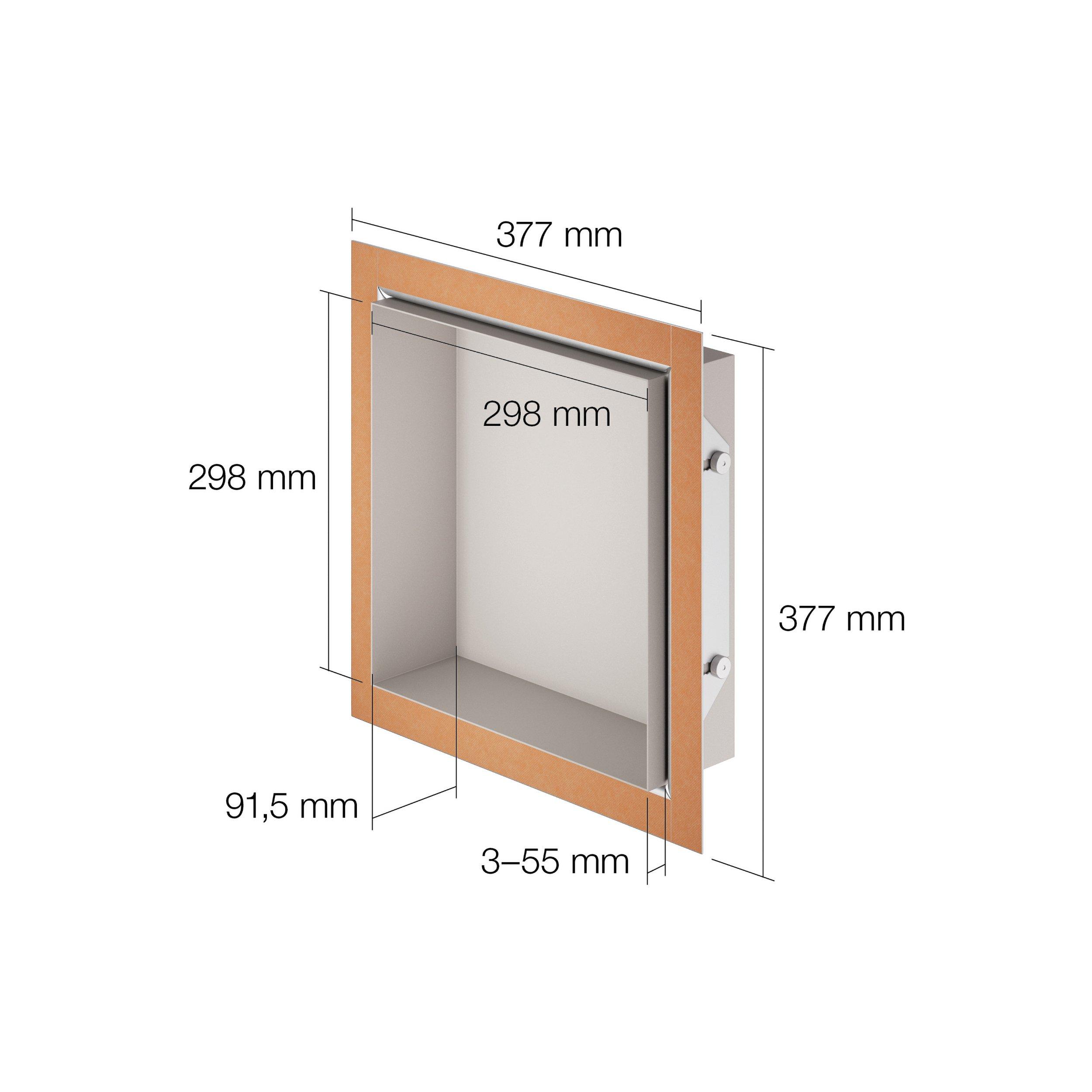 Schluter Design 12x12 Greige Shower Niche