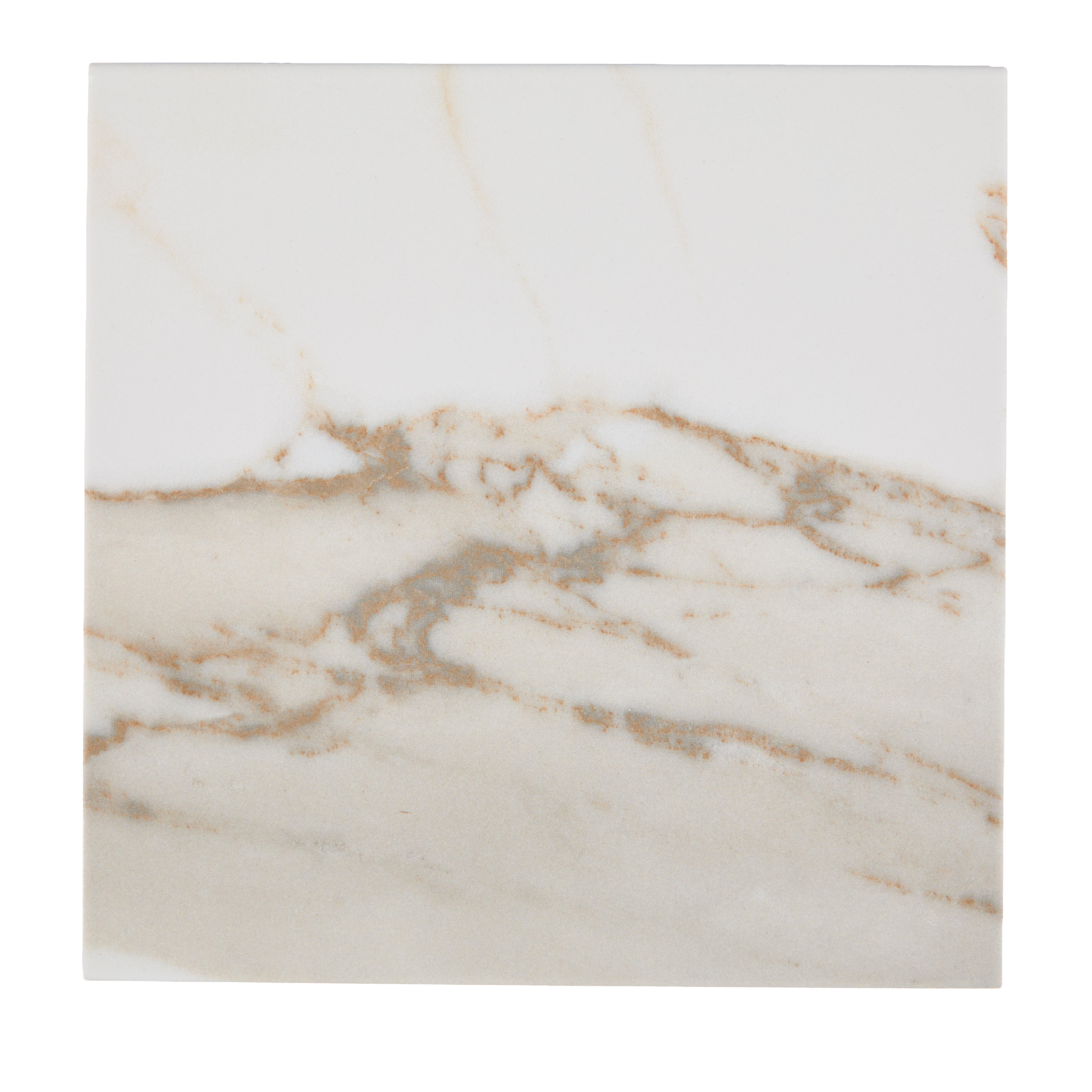 Calacatta Matte Square Ceramic Tile