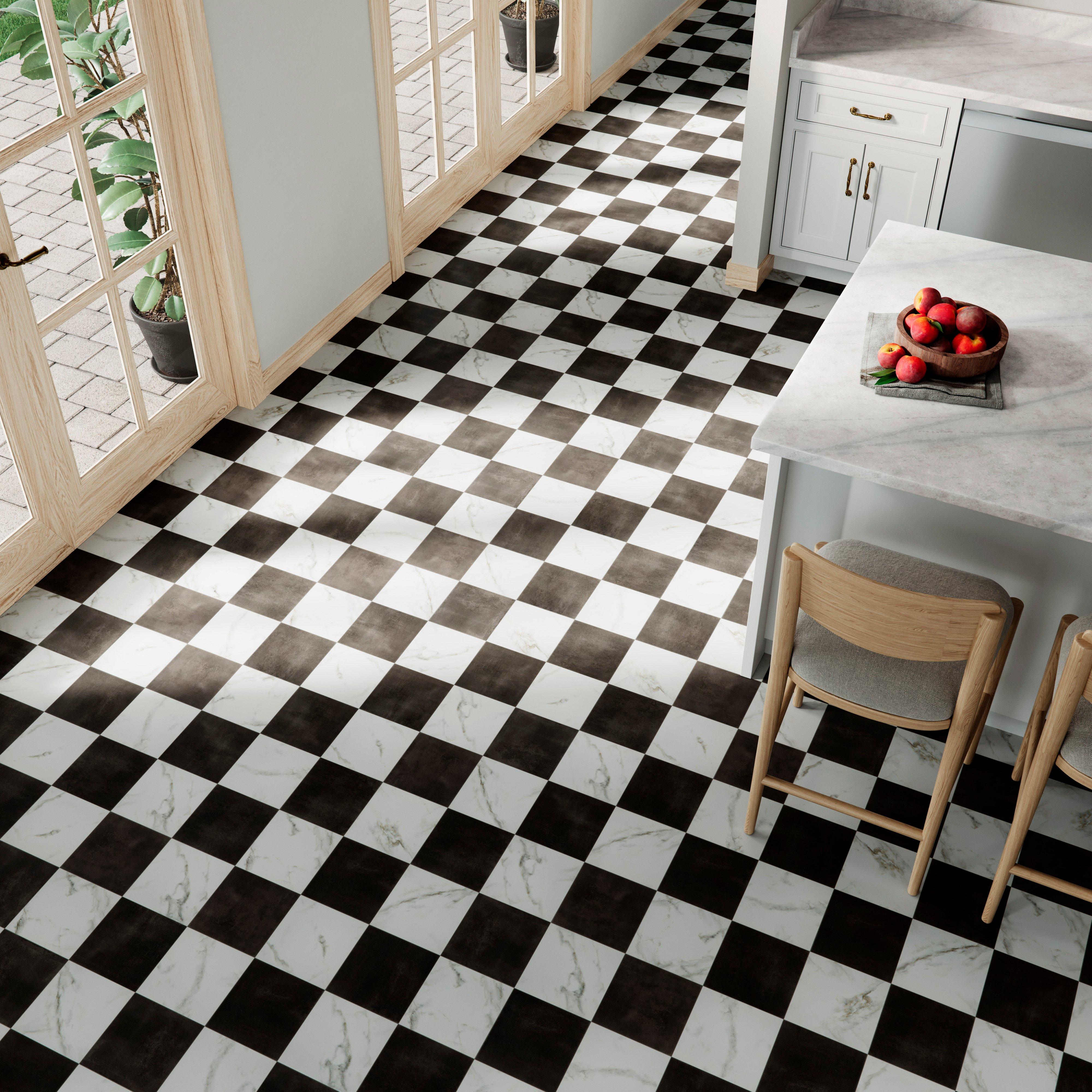 Marble Art Matte Square Ceramic Tile