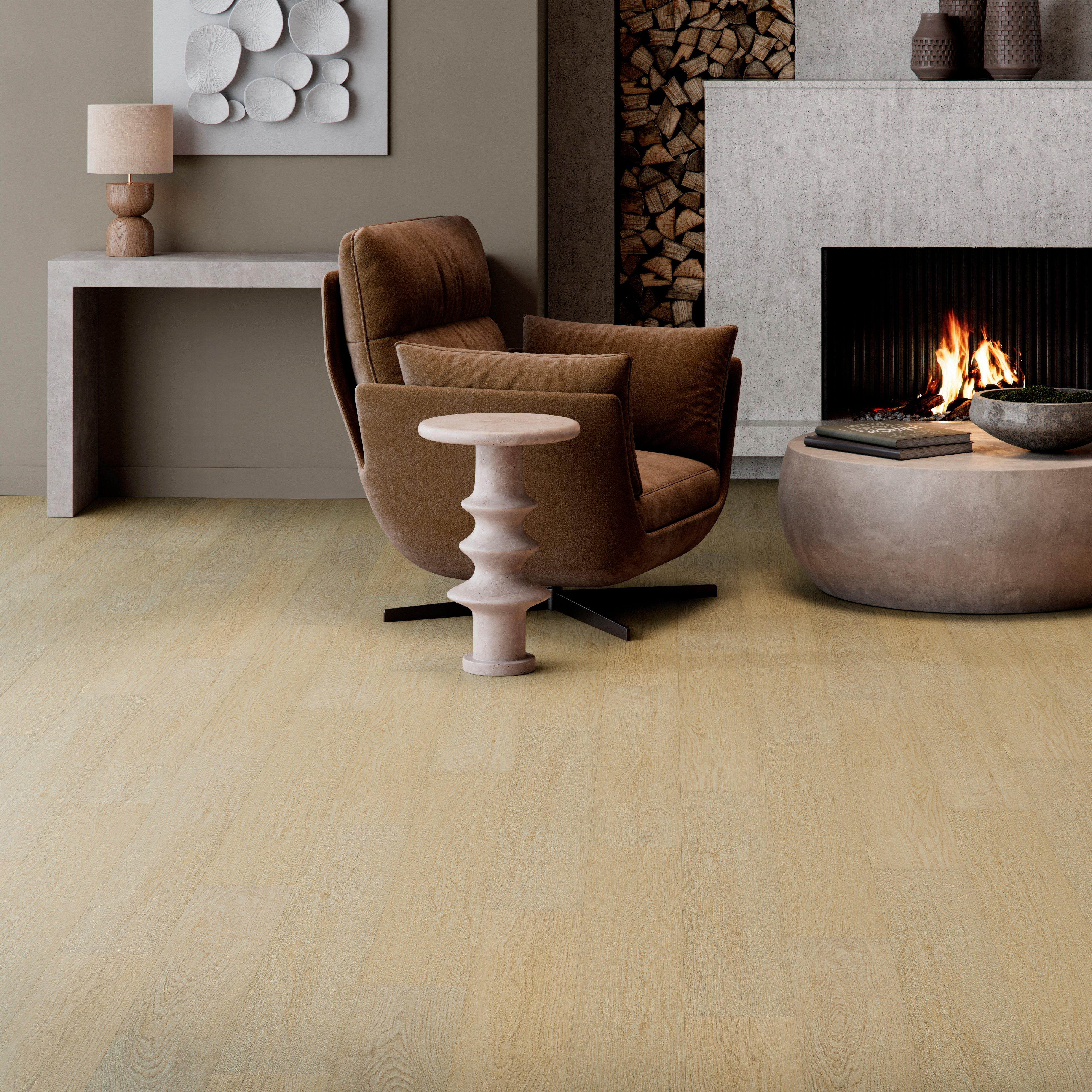 Bellflower Blonde Waterproof Rigid Core Luxury Vinyl Plank - Foam Pad