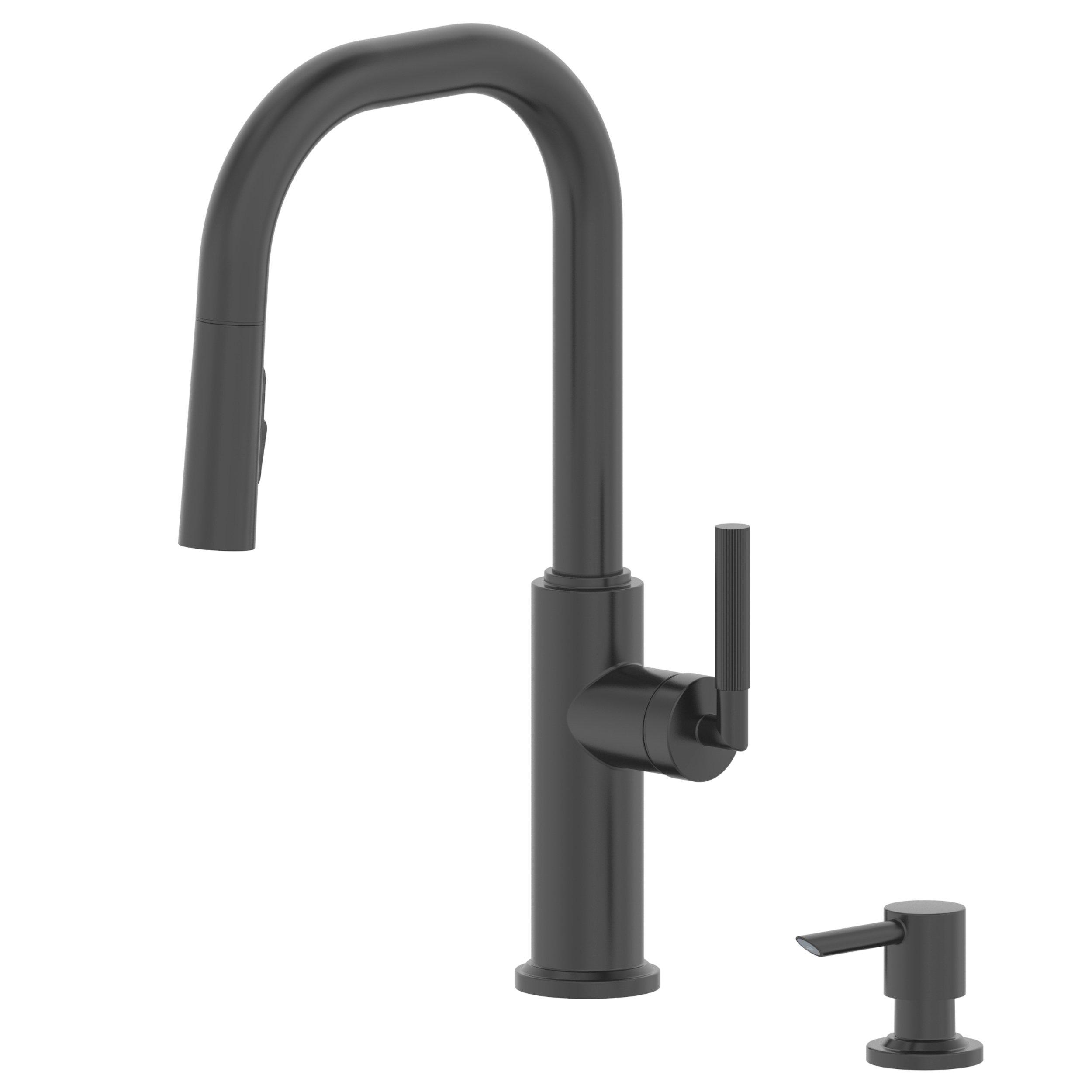 Hera Pulldown Matte Black Kitchen Faucet