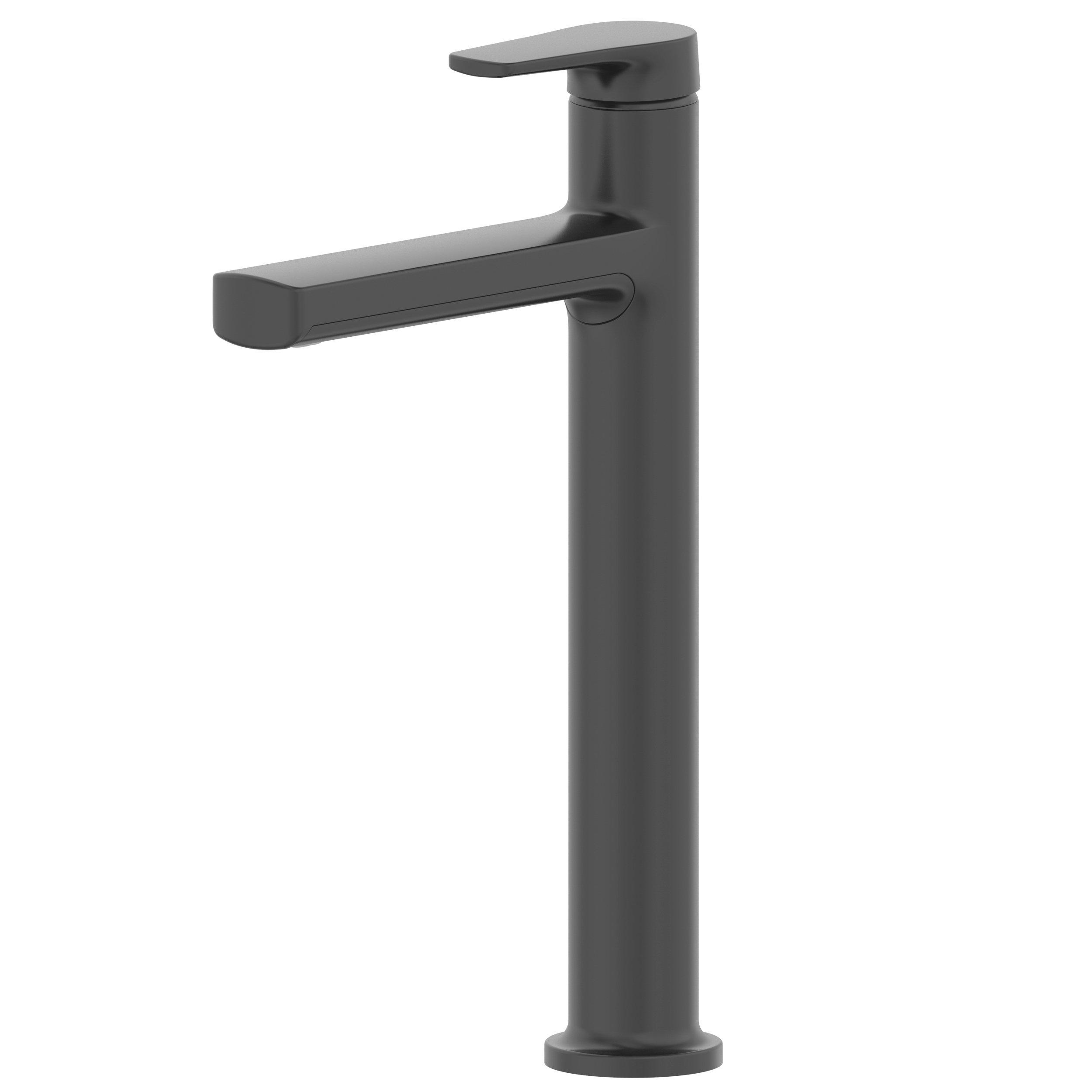 Milos Matte Black Bath Faucet