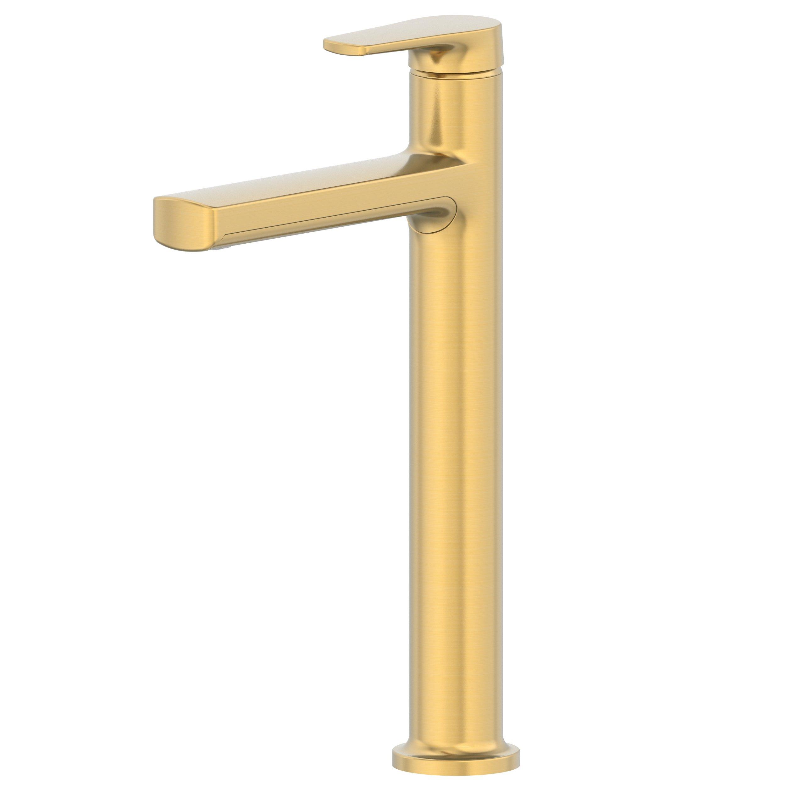 Milos Brushed Gold Bath Faucet