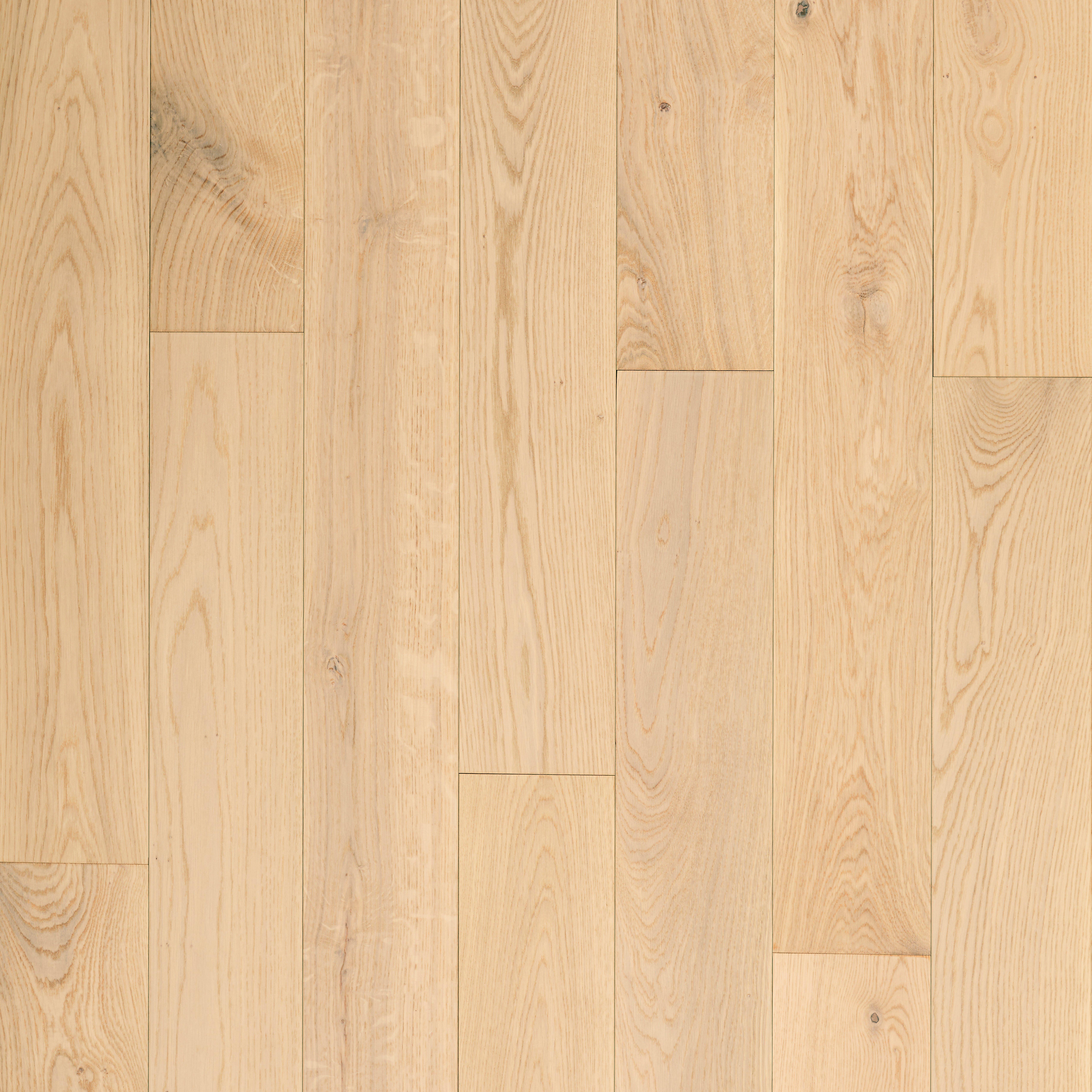 Lyon White Oak Wire Brushed Solid Hardwood