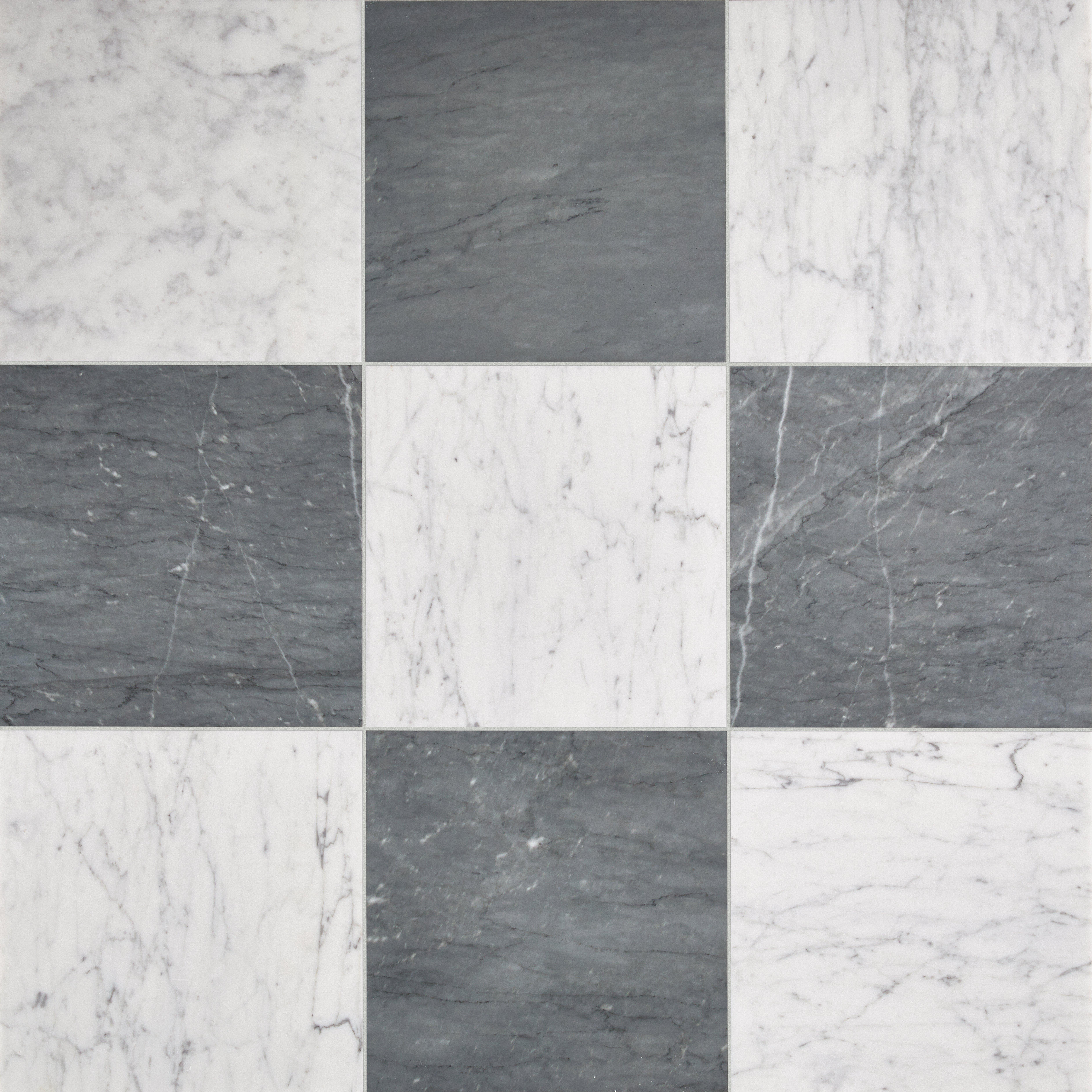 Bianco Carrara Honed Marble Tile
