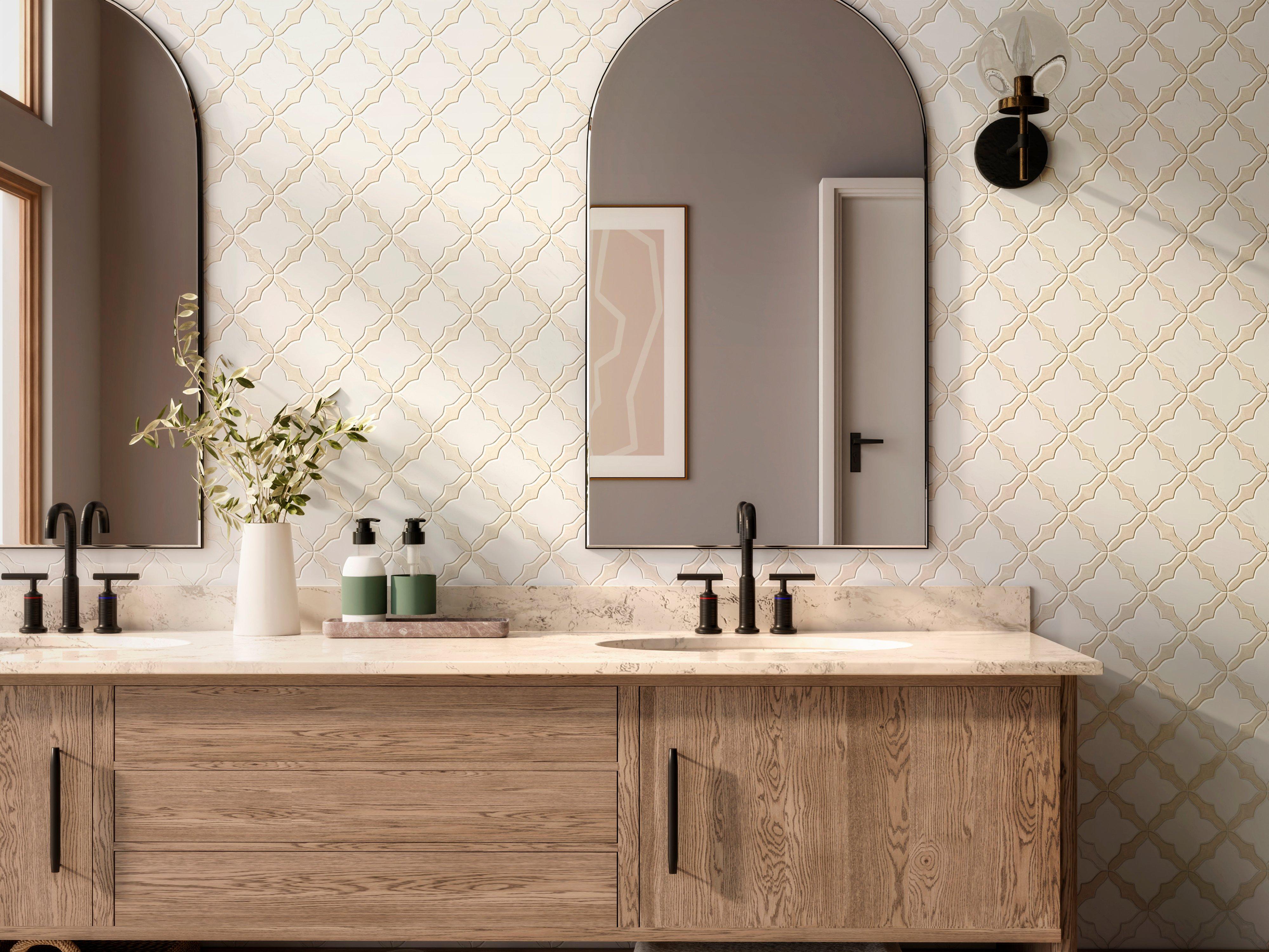 Grenada Dolomite Beige Polished Marble Mosaic