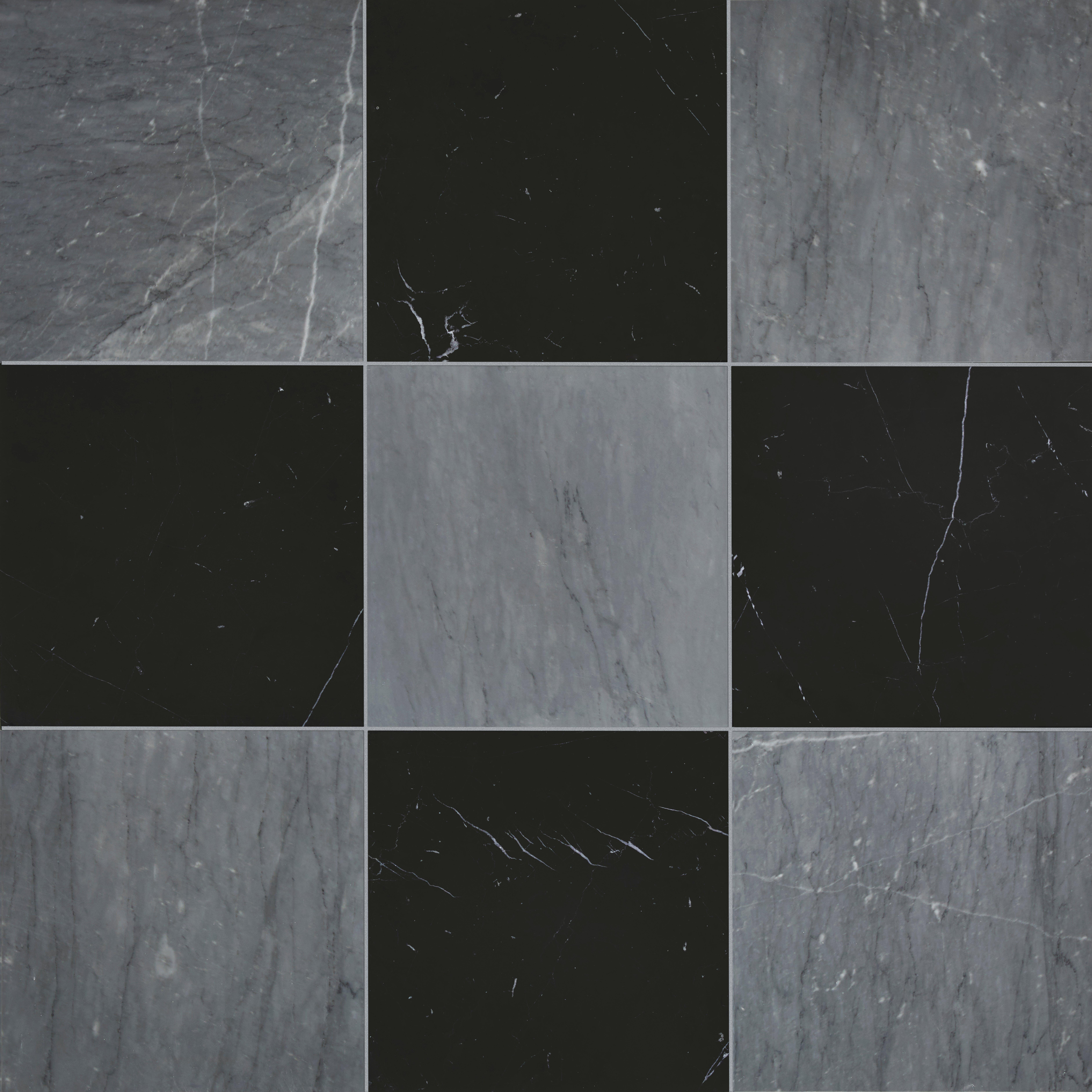 Nero Honed Marble Tile