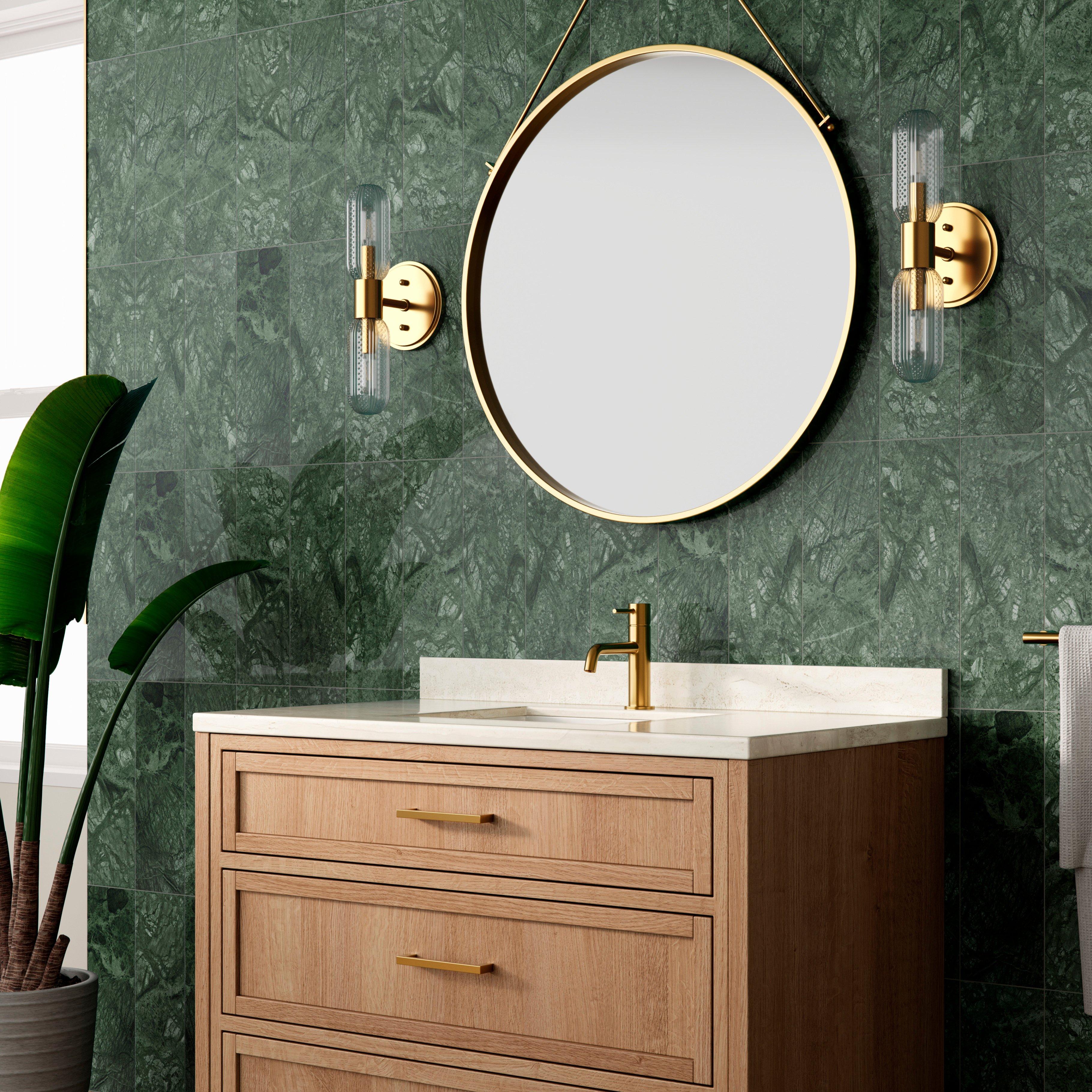 Raja Green Honed Marble Tile