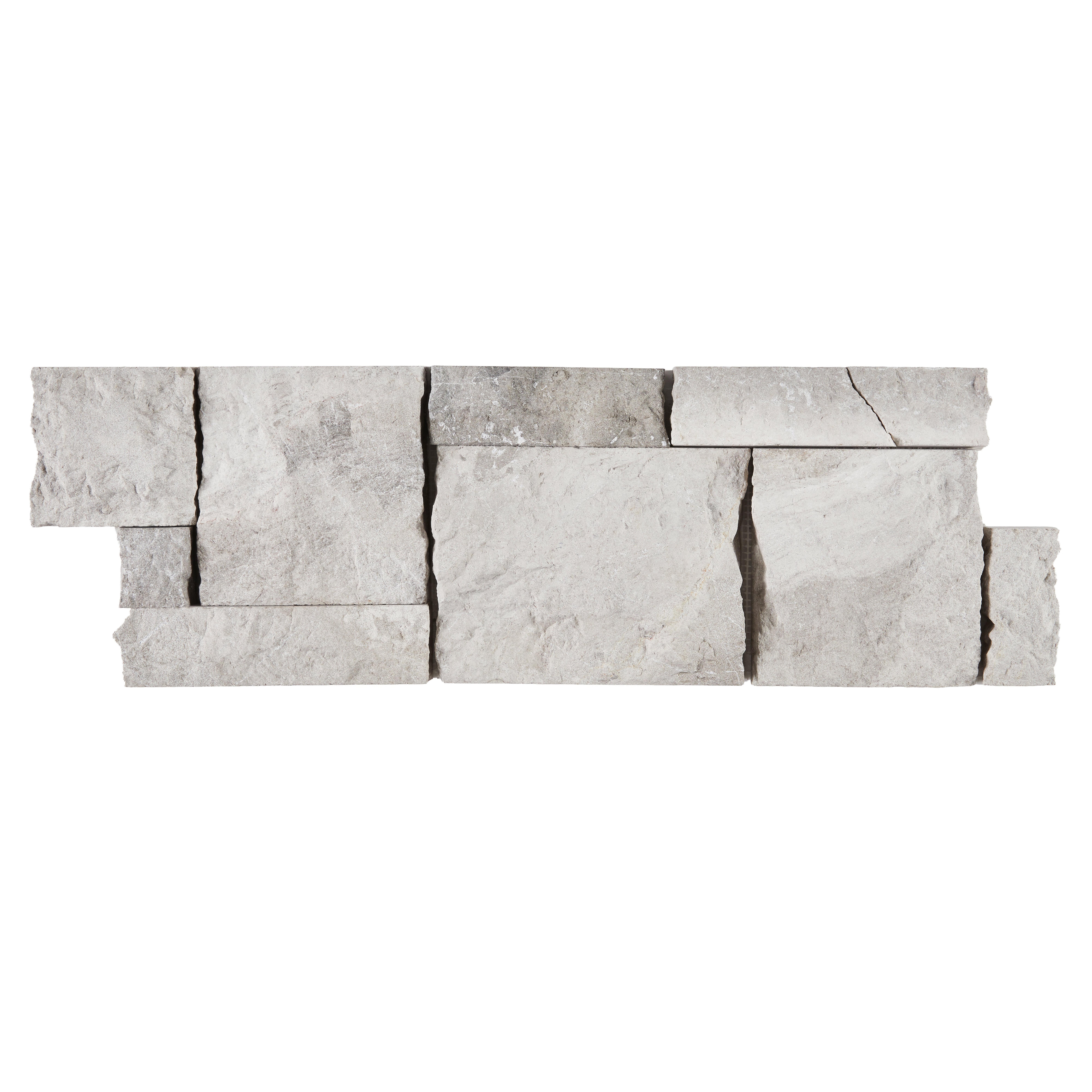Atlantic Gray Marble Ledger Panel