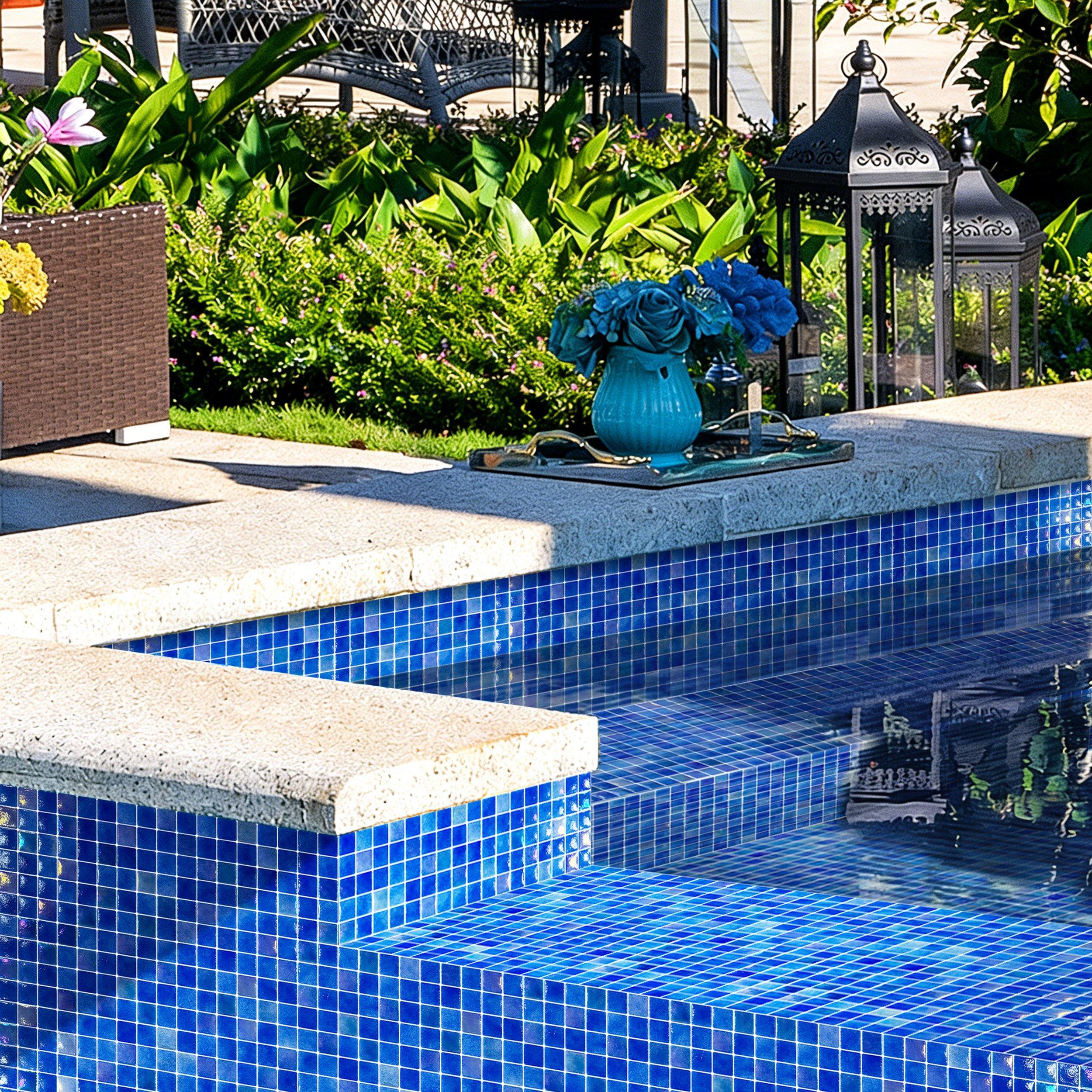 St Lucia Square Glass Mosaic