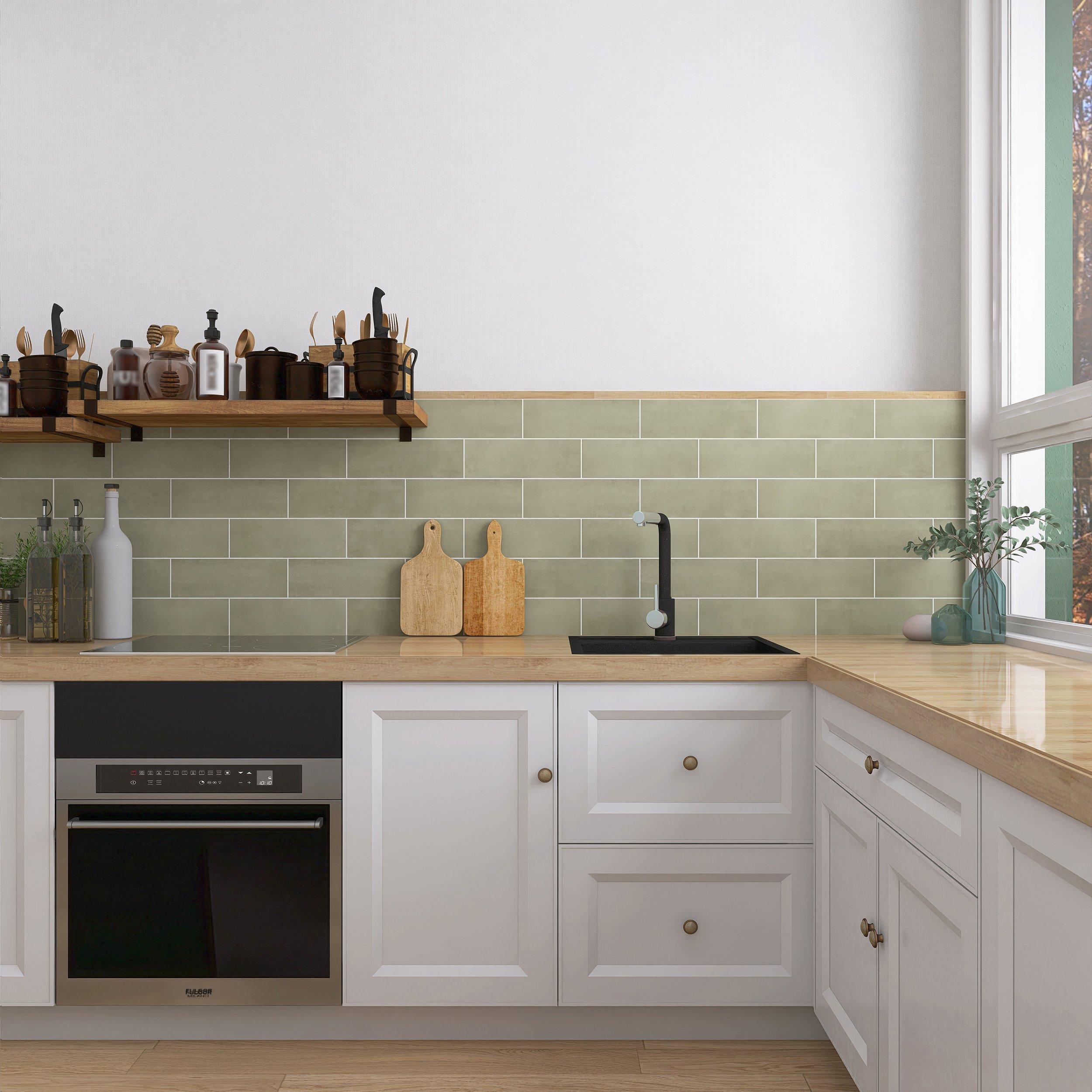 Vista Lux Sage Matte Porcelain Tile