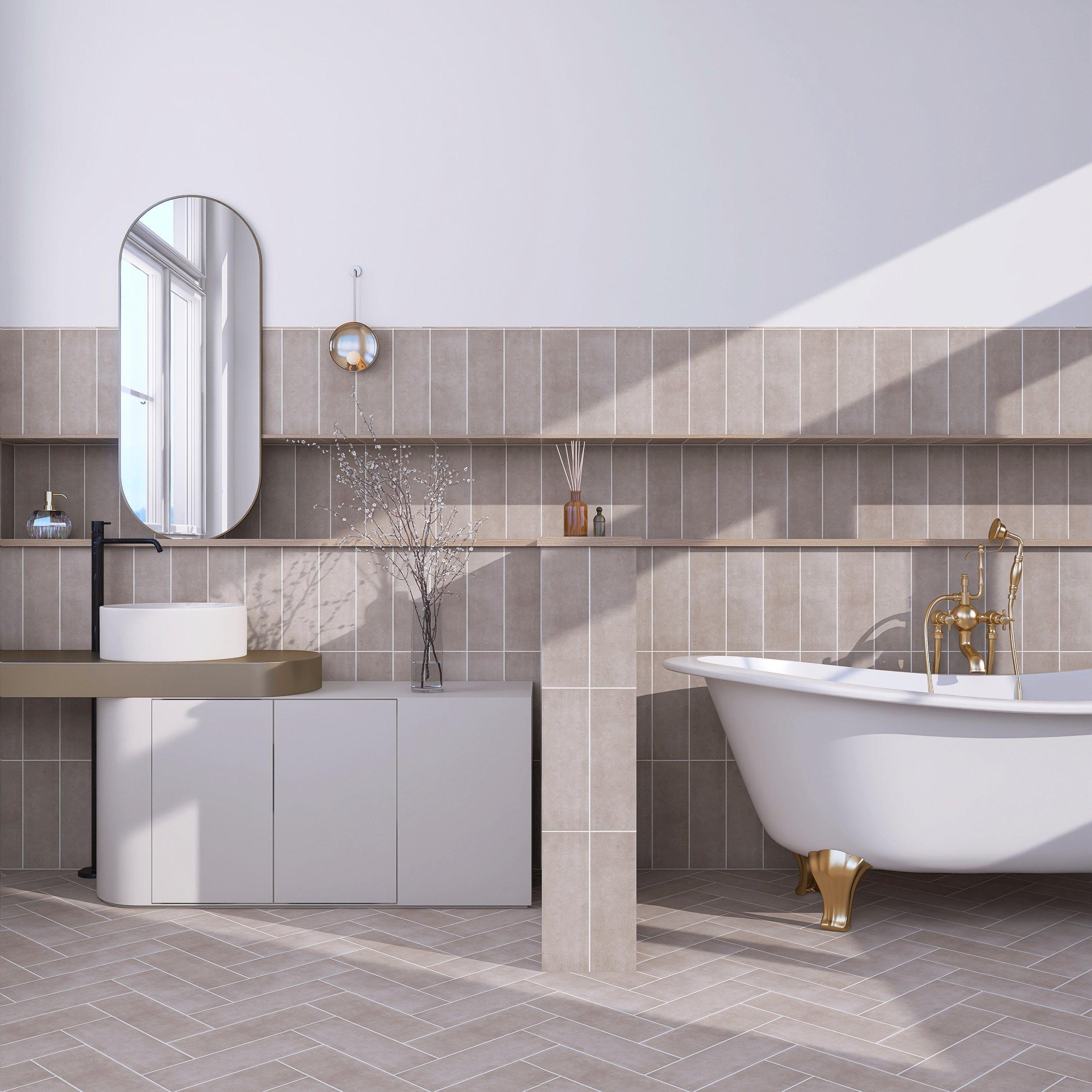 Vista Lux Fog Matte Porcelain Tile