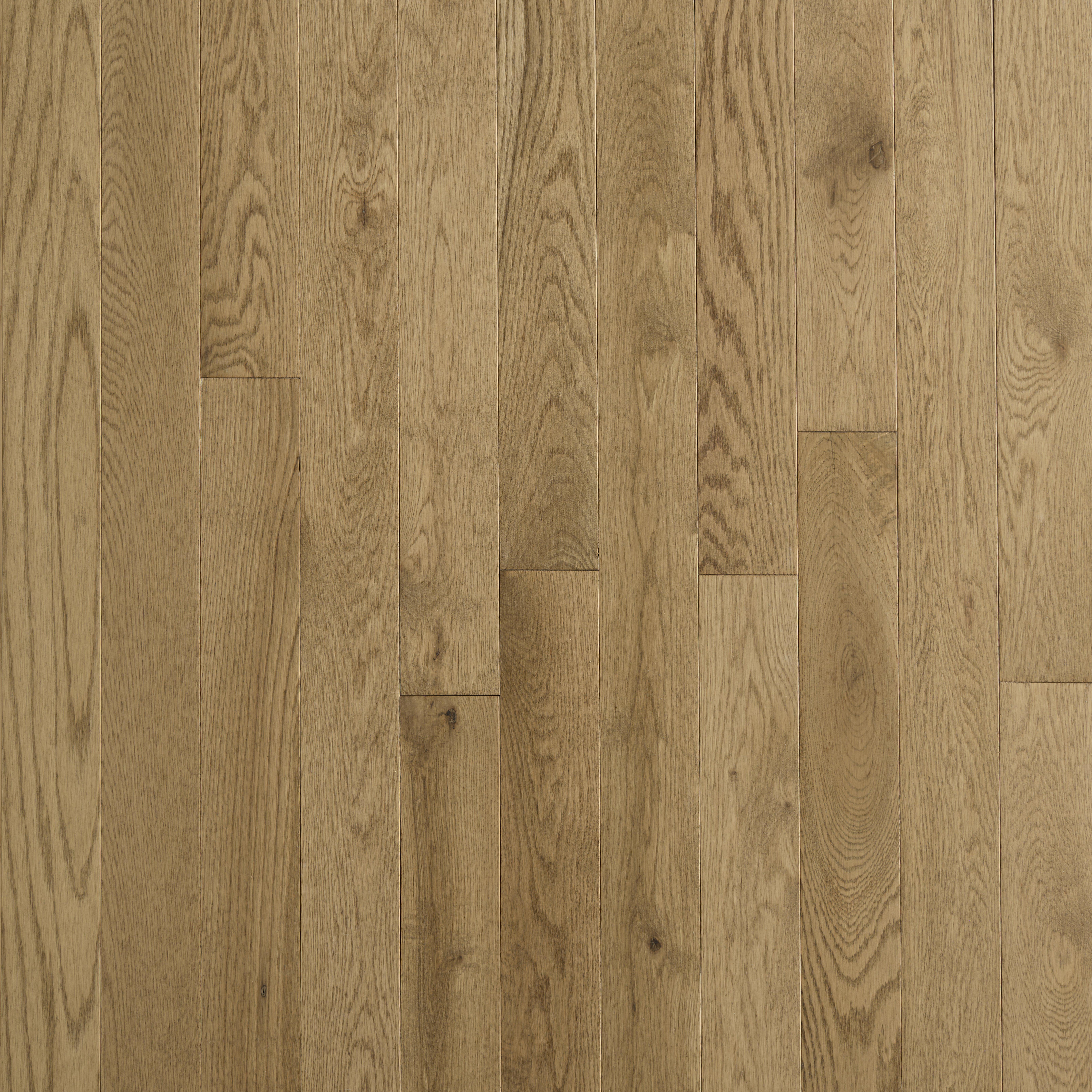 Deera Red Oak Wire Brushed Solid Hardwood