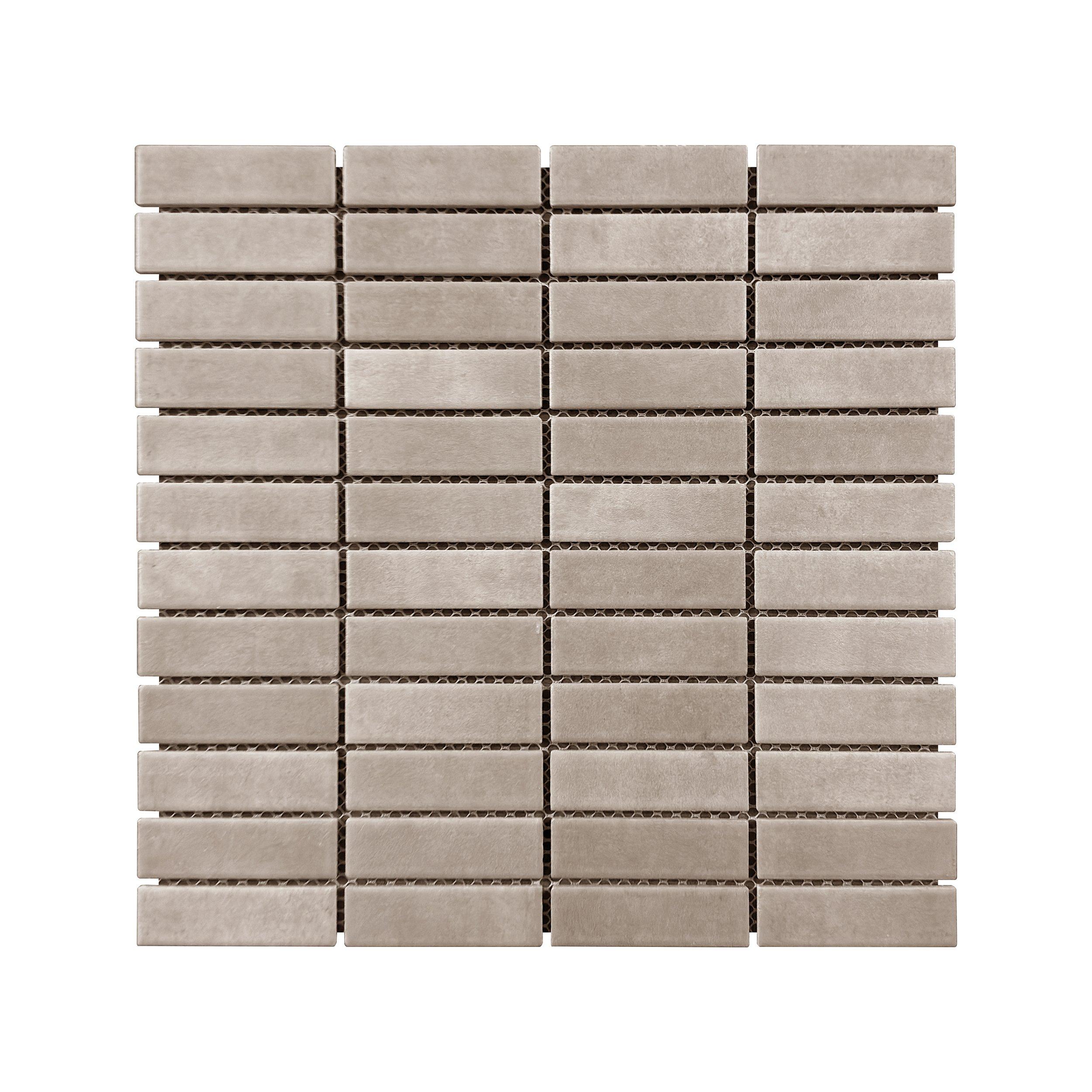 Vista Lux Fog Stack Matte Porcelain Mosaic