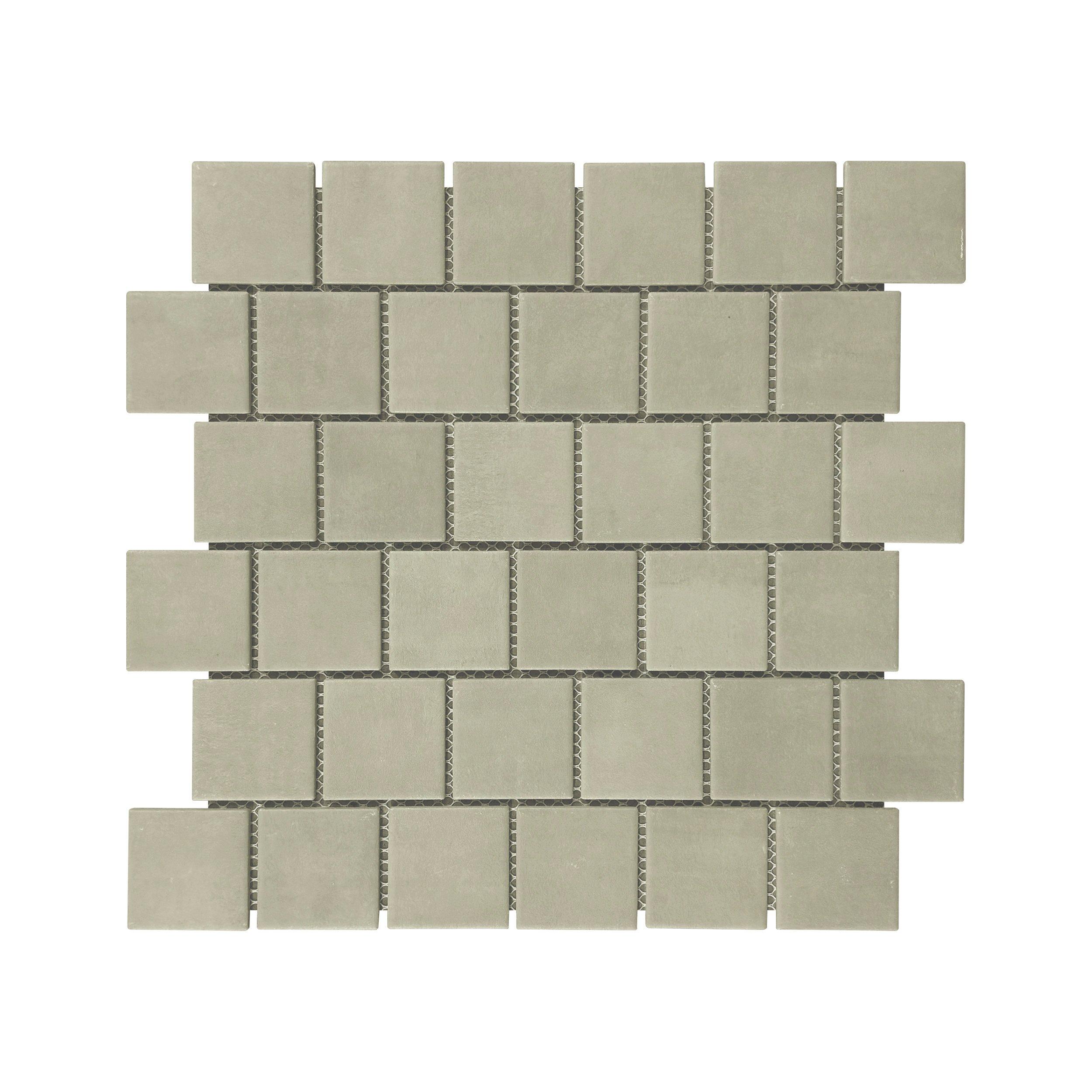 Vista Lux Sage Off Set Square Porcelain Mosaic