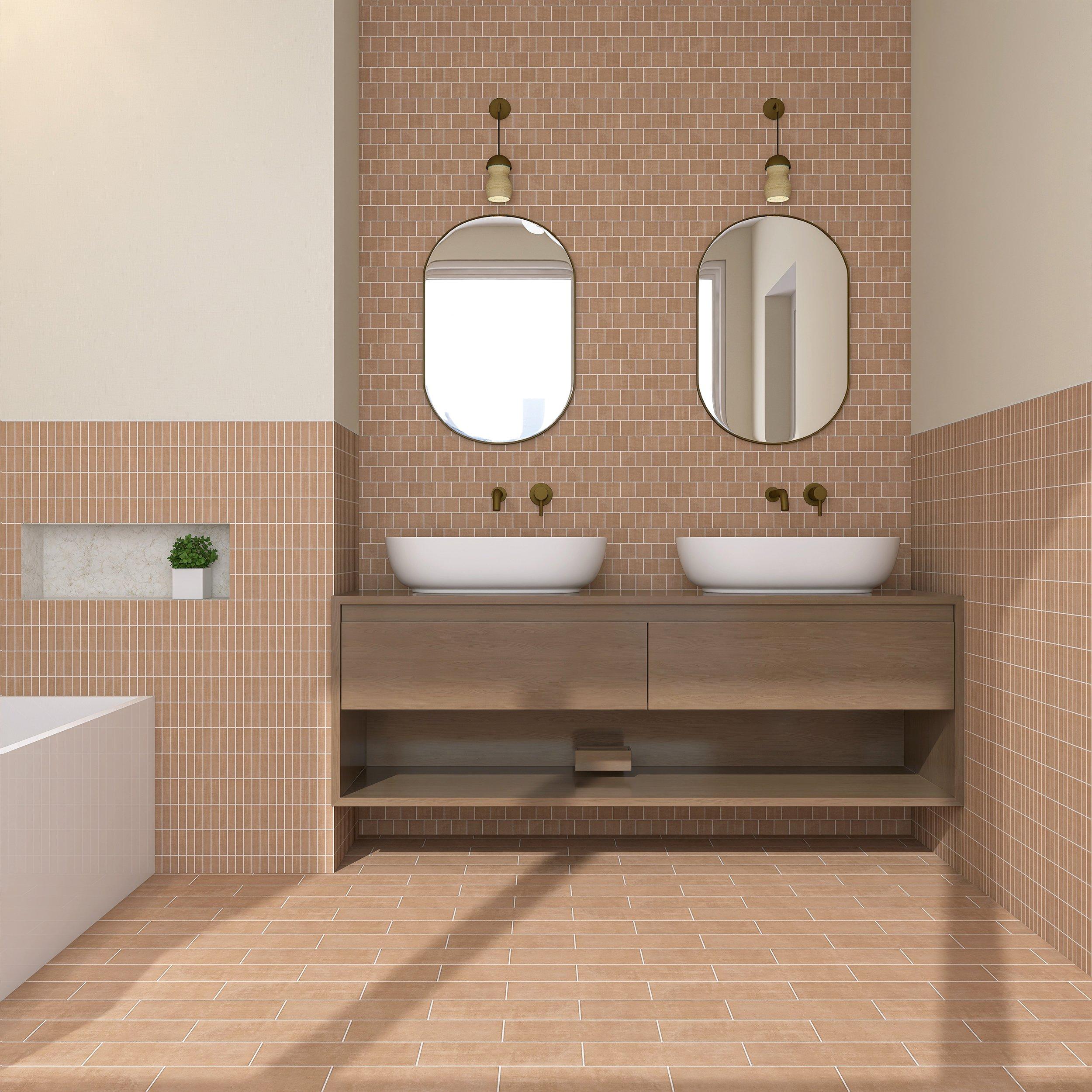 Vista Lux Terra Off Set Square Porcelain Mosaic