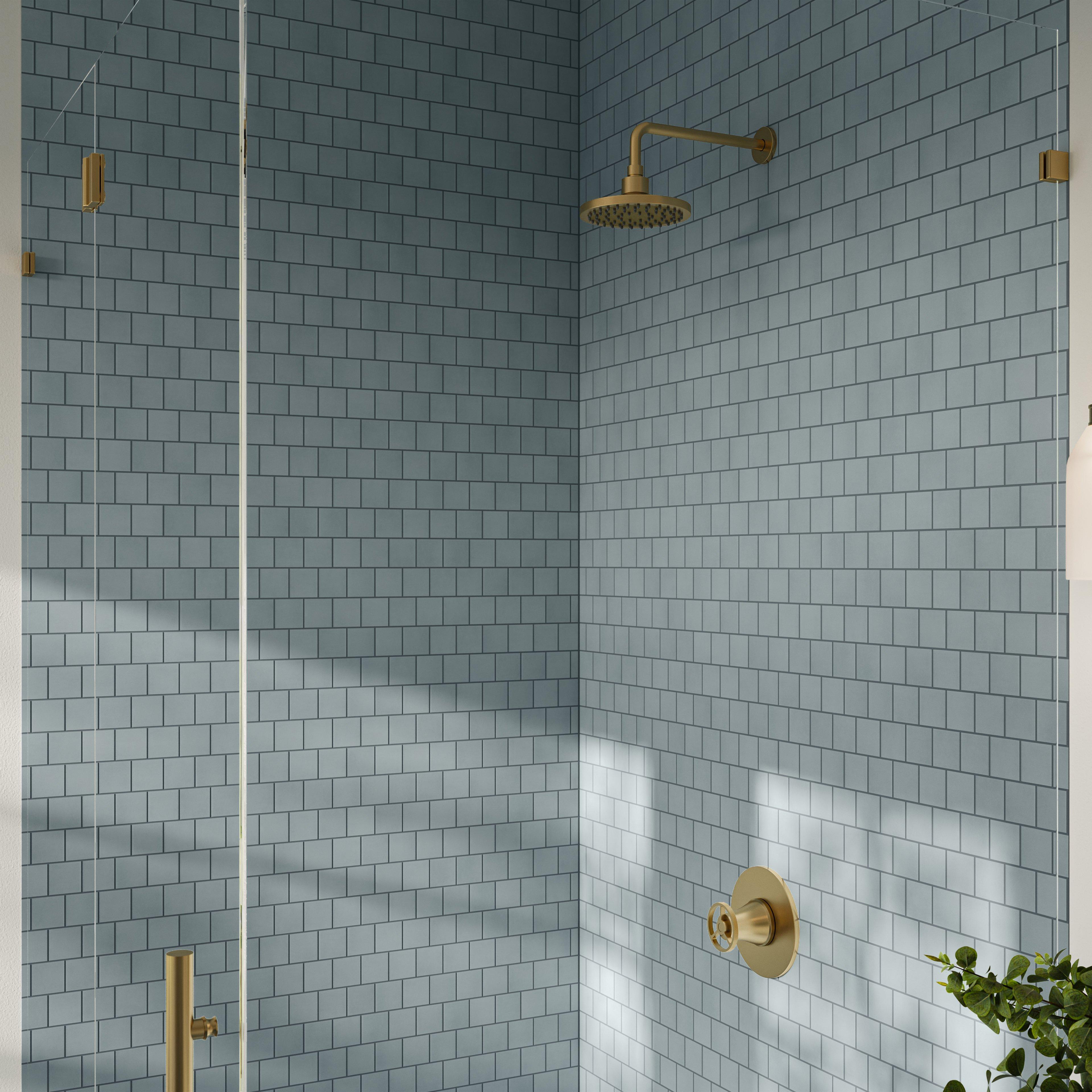 Vista Lux Topaz Off Set Square Matte Porcelain Mosaic