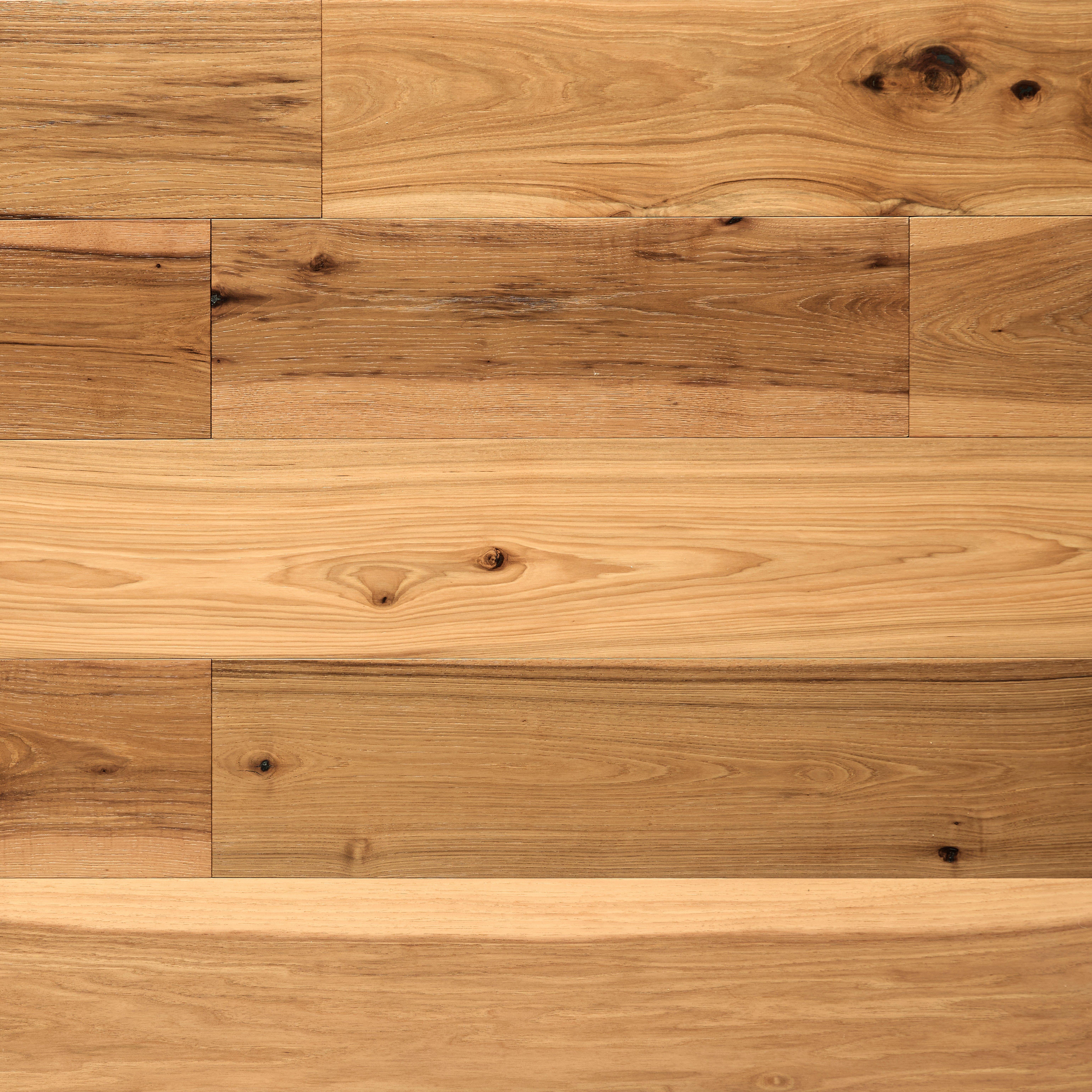 Nutmeg Hickory Wire Brushed Engineered Hardwood