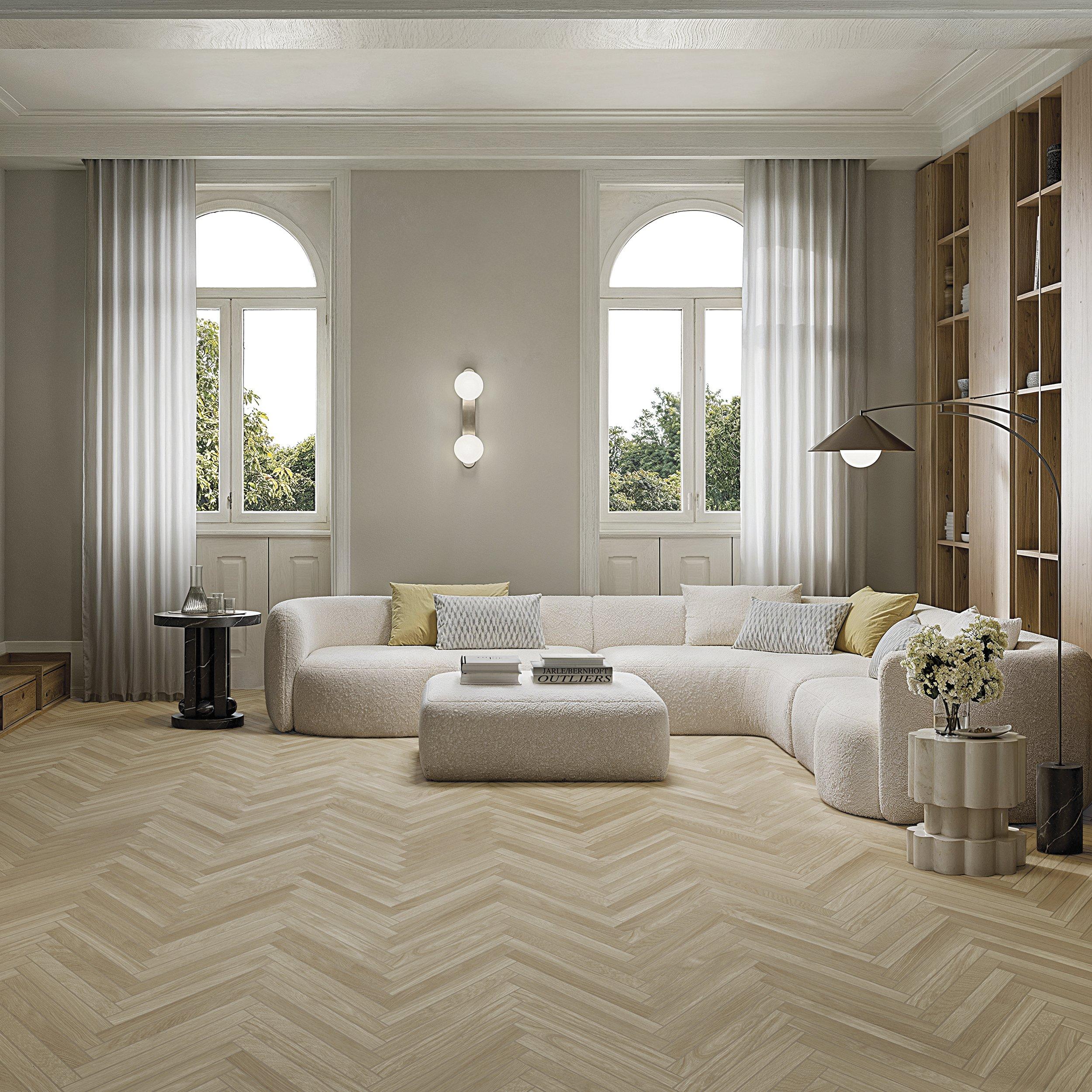 Oak Wood Look Matte Porcelain Tile