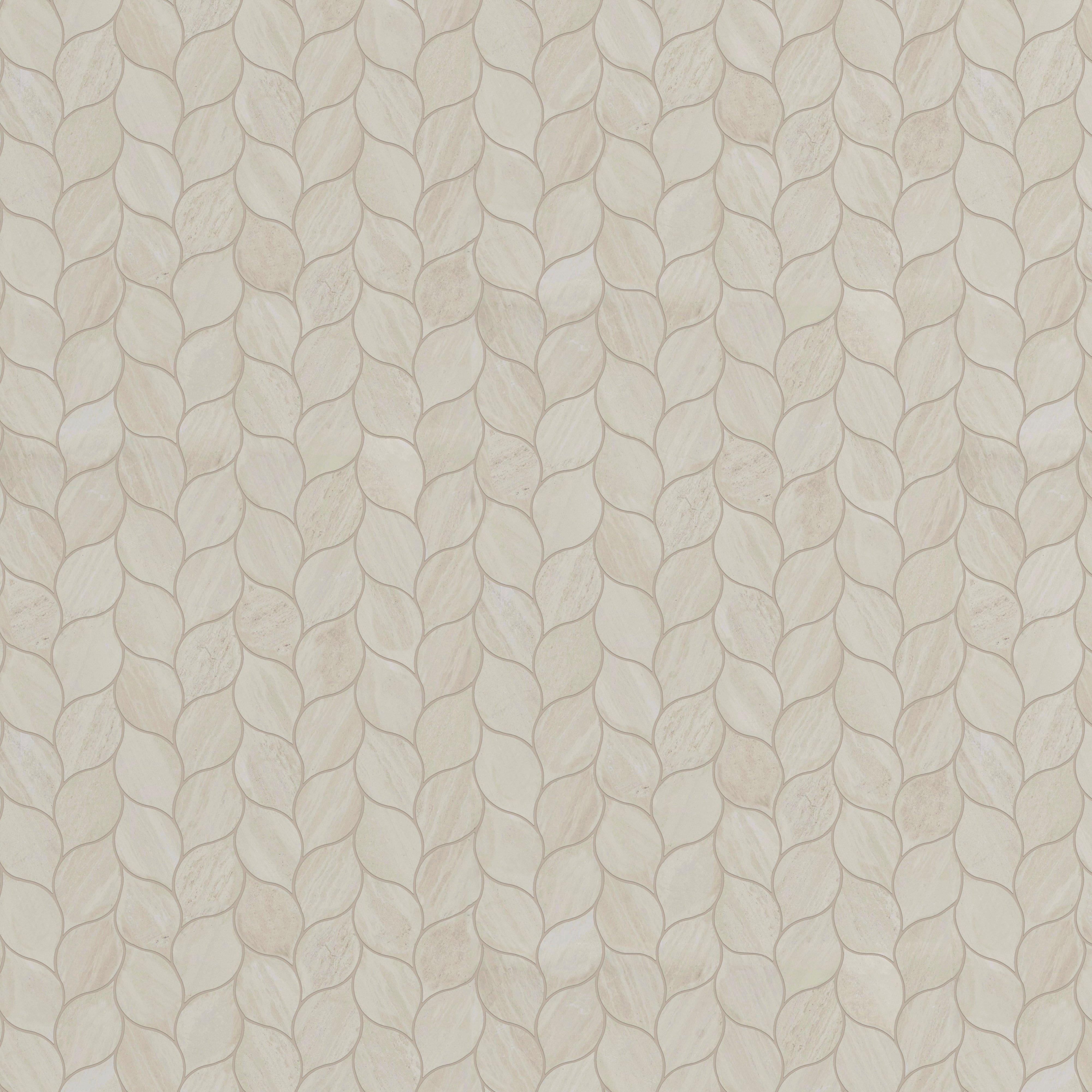 Linen Ivy Honed Limestone Mosaic