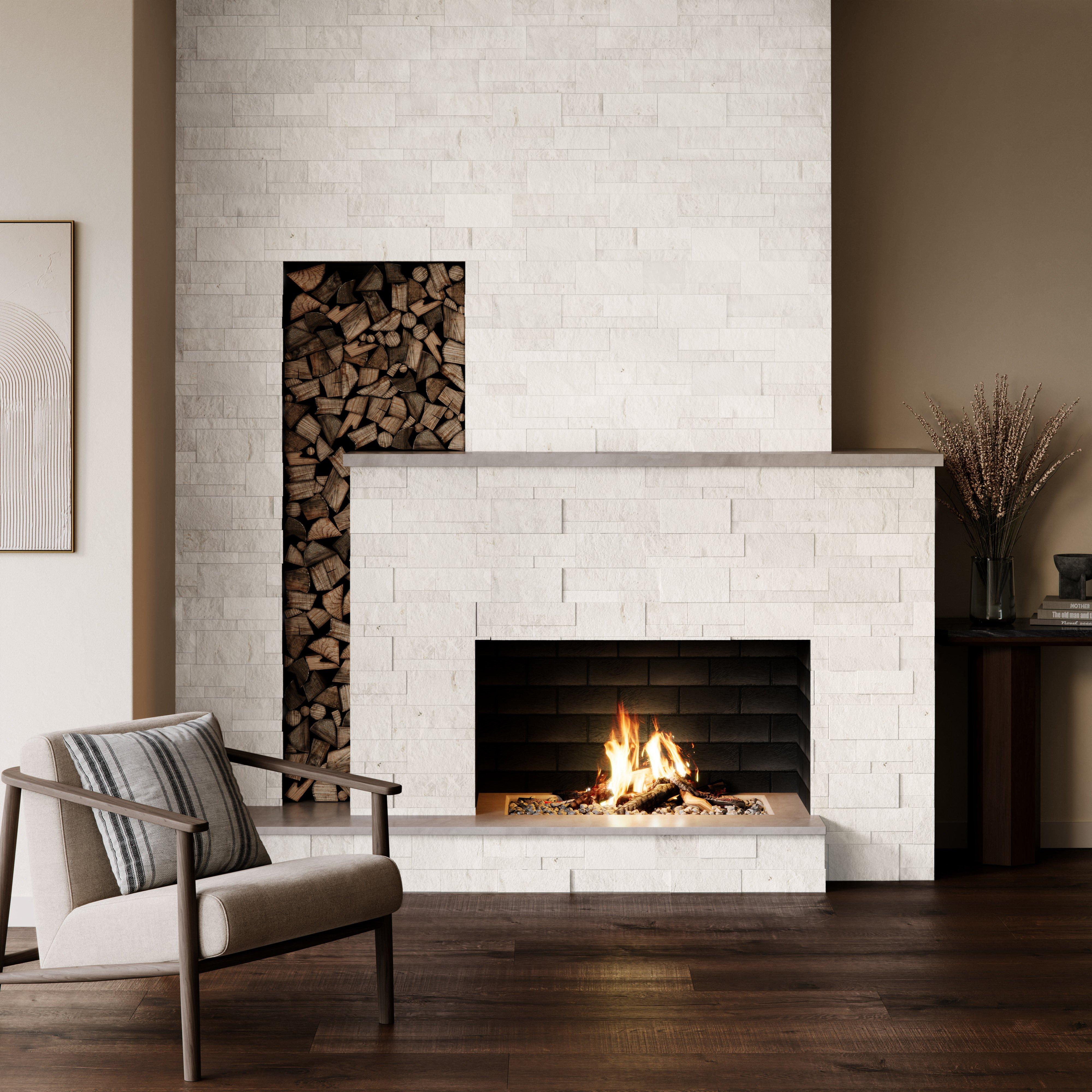 Fossil Beige Split Faced Ledger Panel