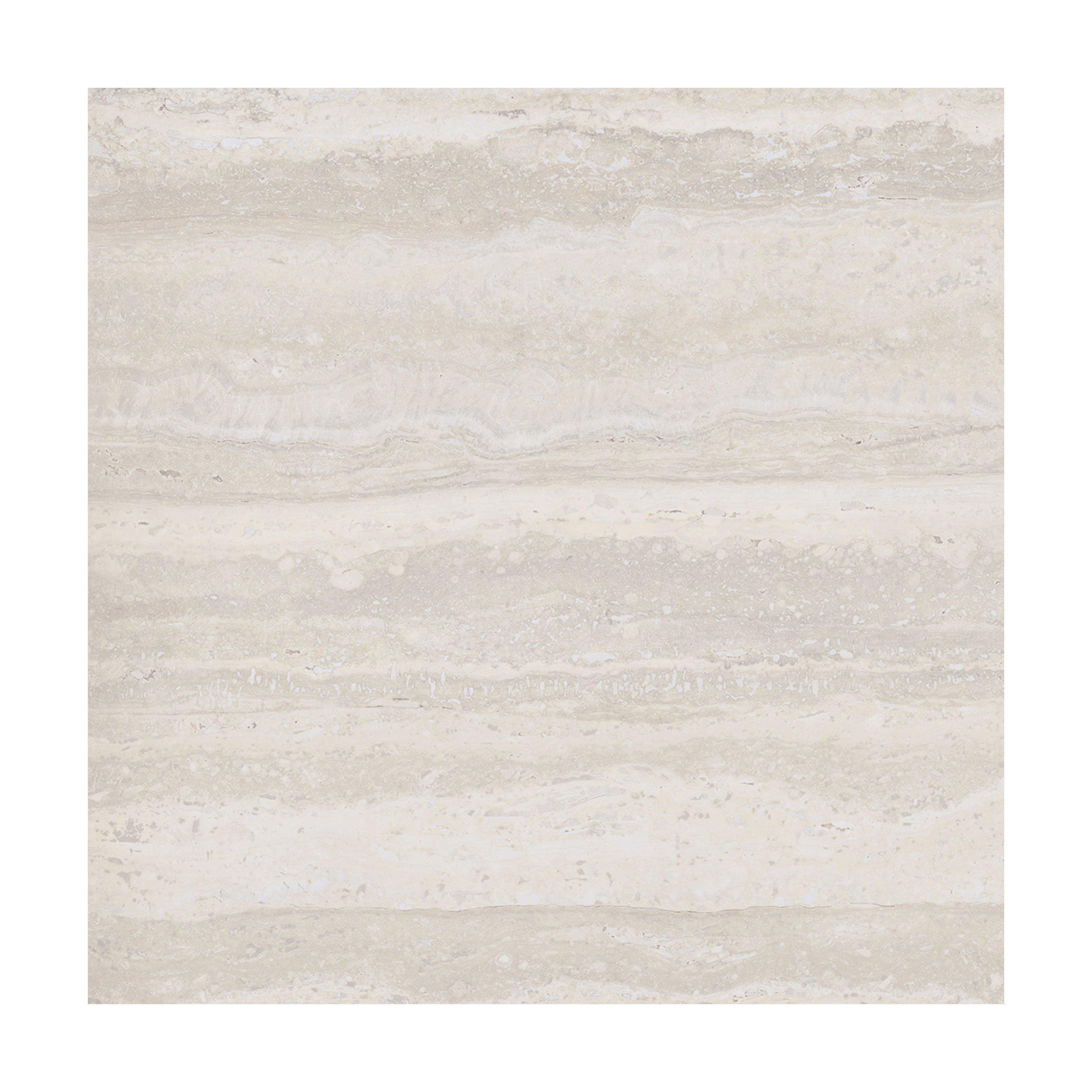 Montara Pearl White 24 x 24 Matte Travertine Look Porcelain Paver