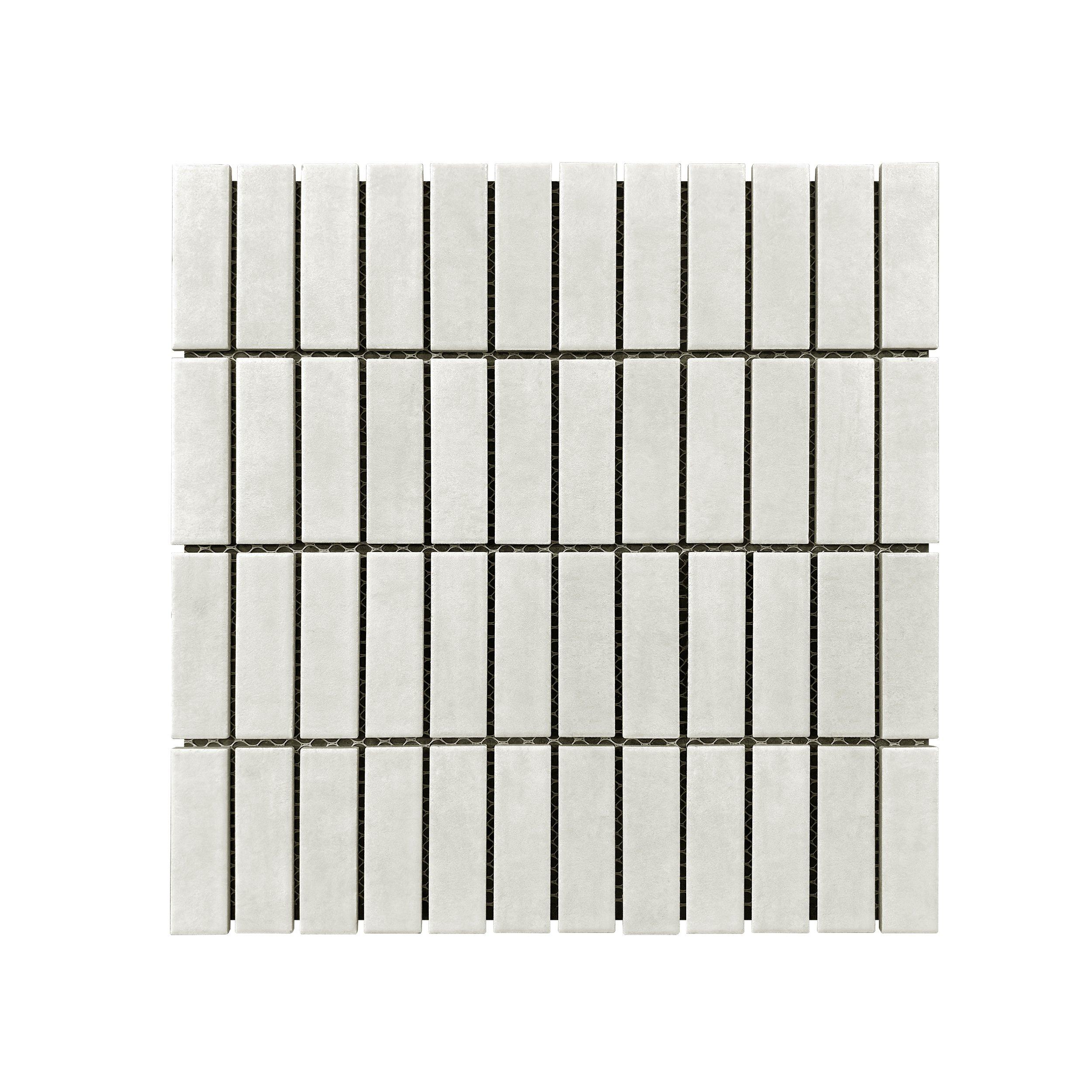 Vista Lux Sand Stack Matte Porcelain Mosaic