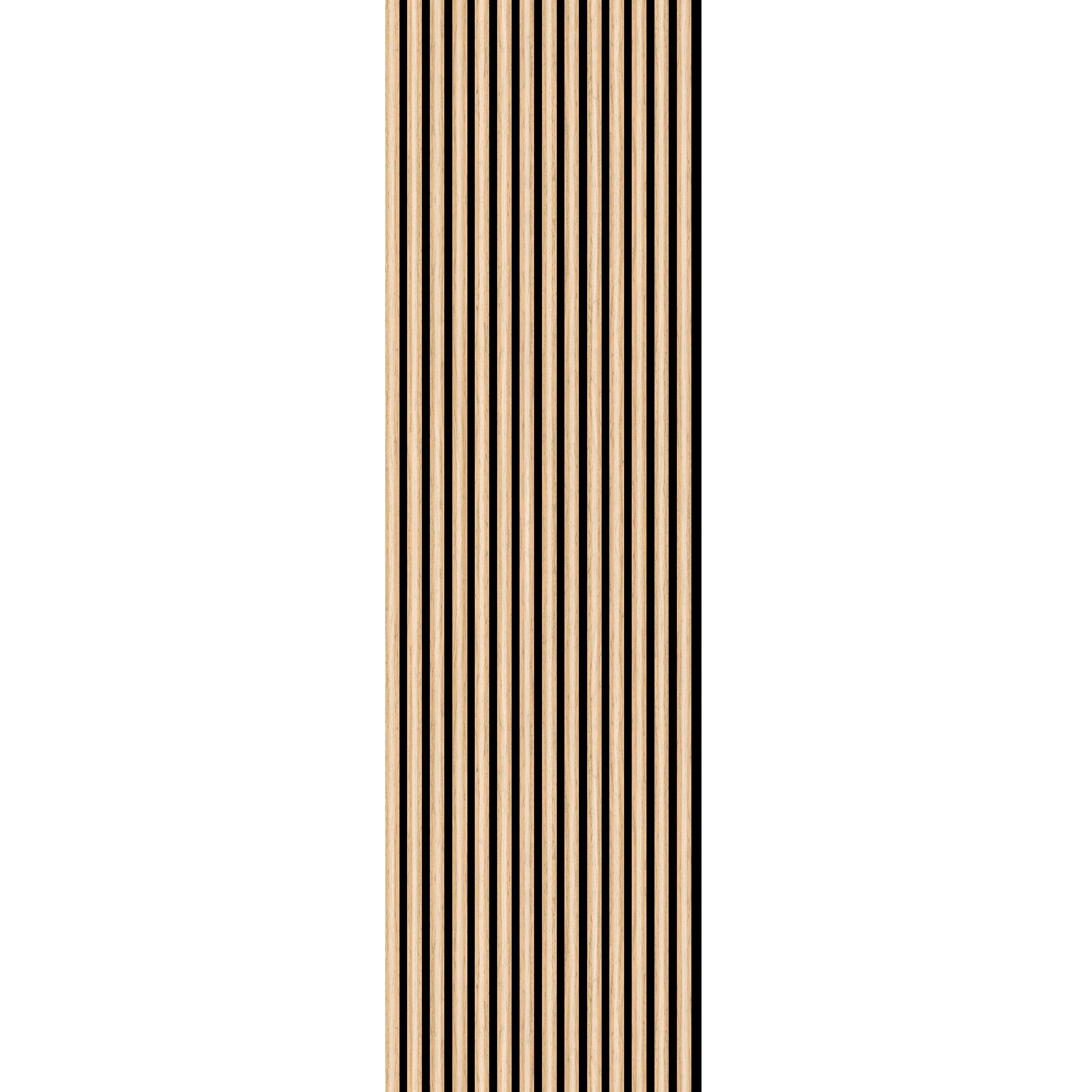 Concave Oak Wood Acoustic Wall Panel