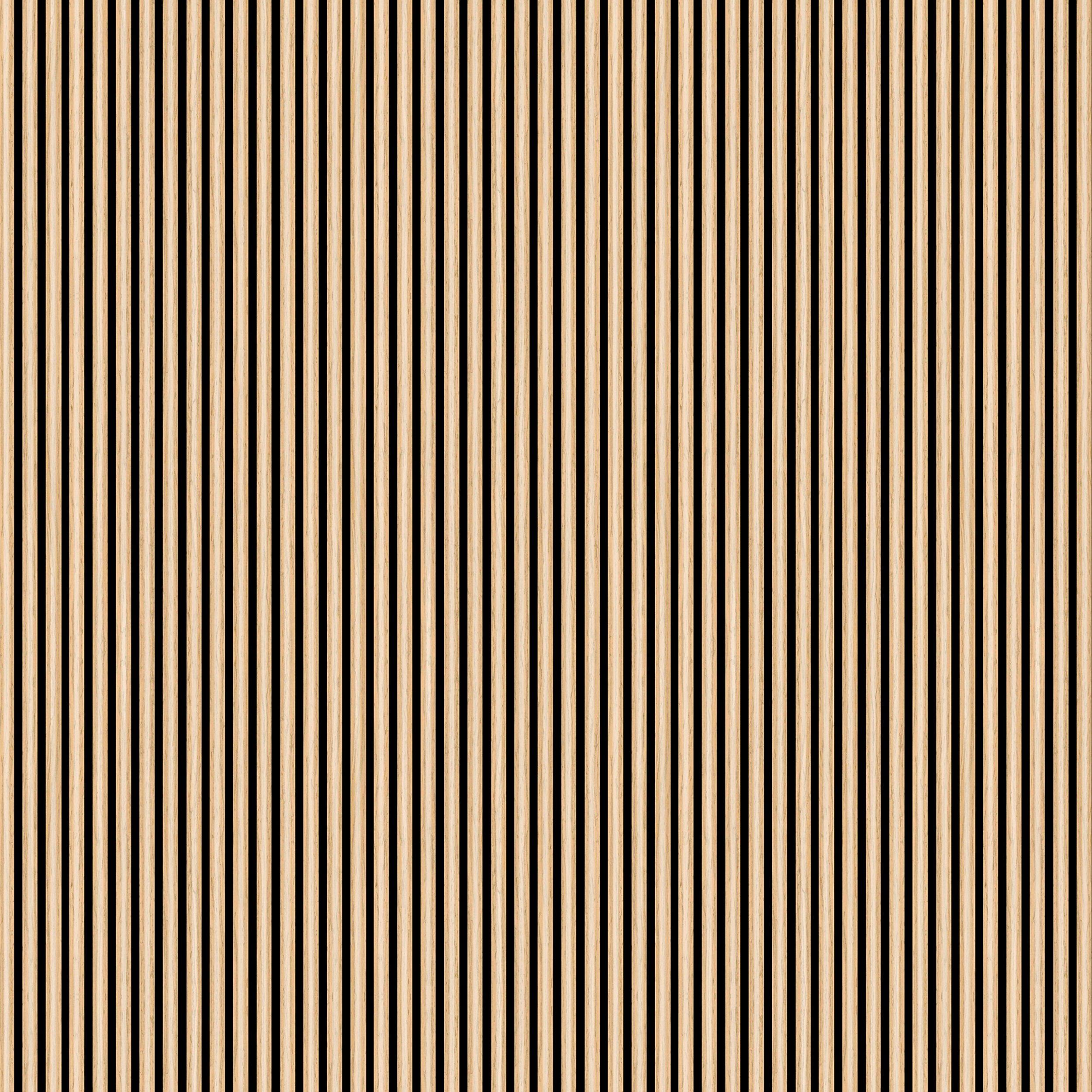 Concave Oak Wood Acoustic Wall Panel