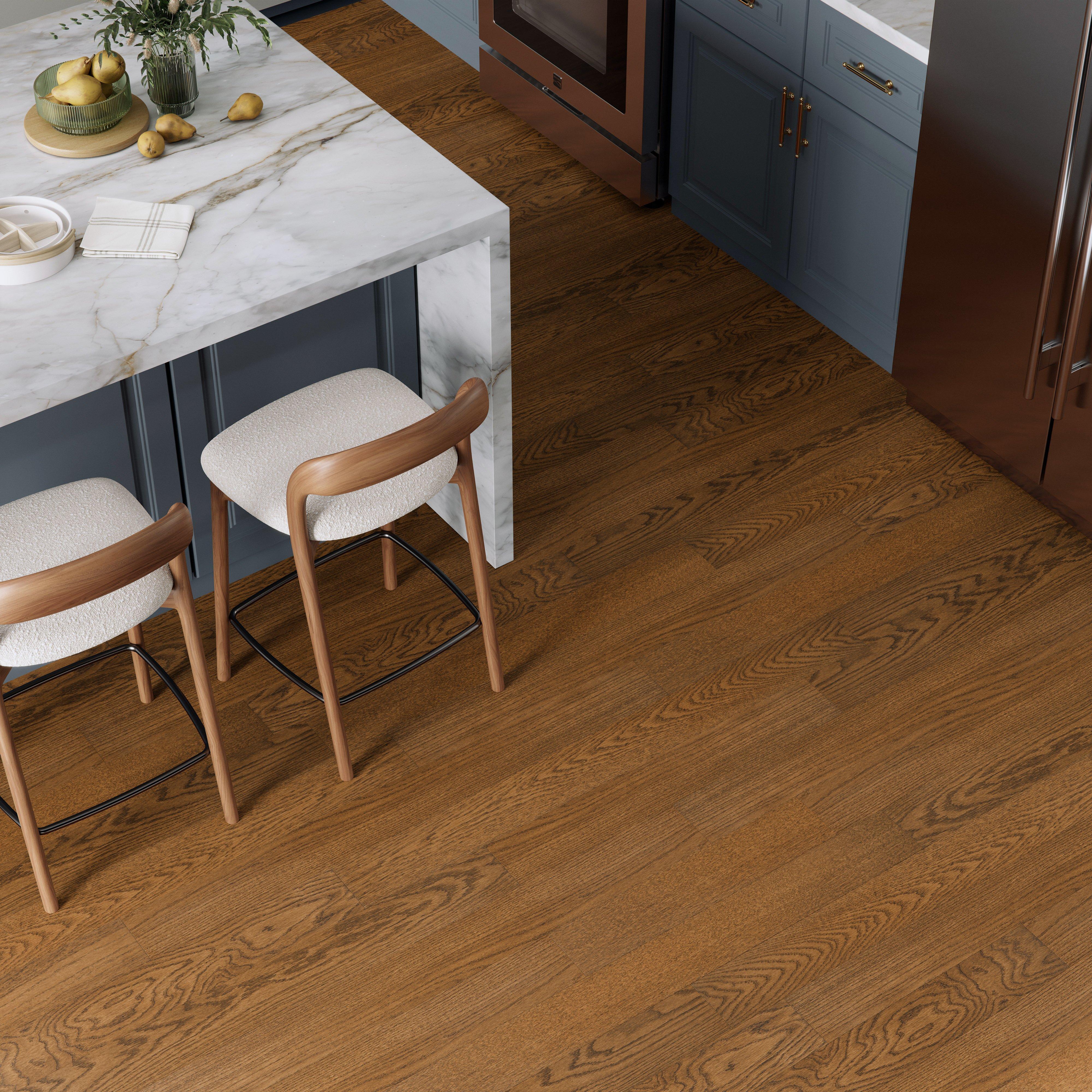 Acorn White Oak Wire Brushed Engineered Hardwood
