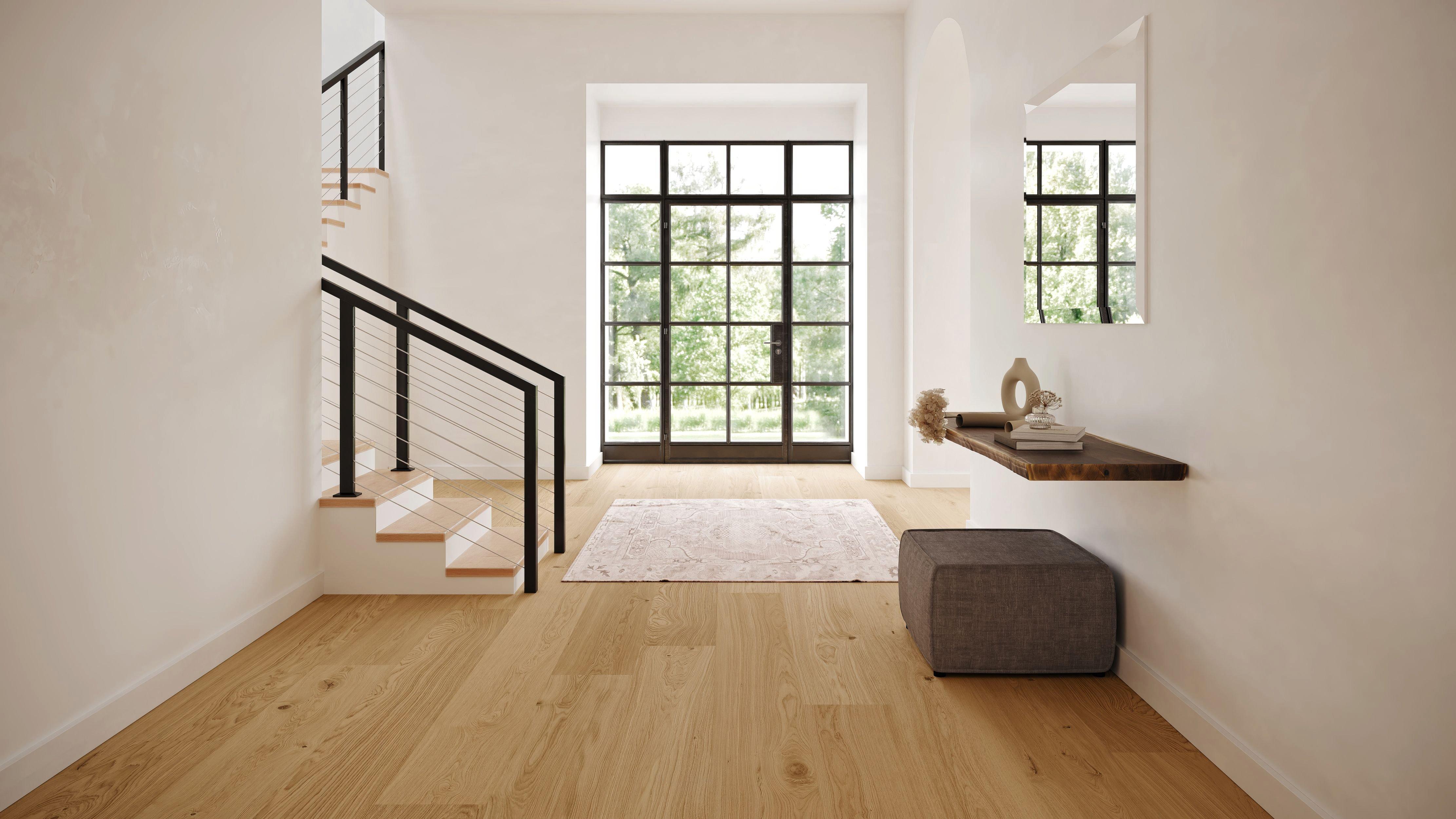 Rayn White Oak Wire Brushed Engineered Hardwood