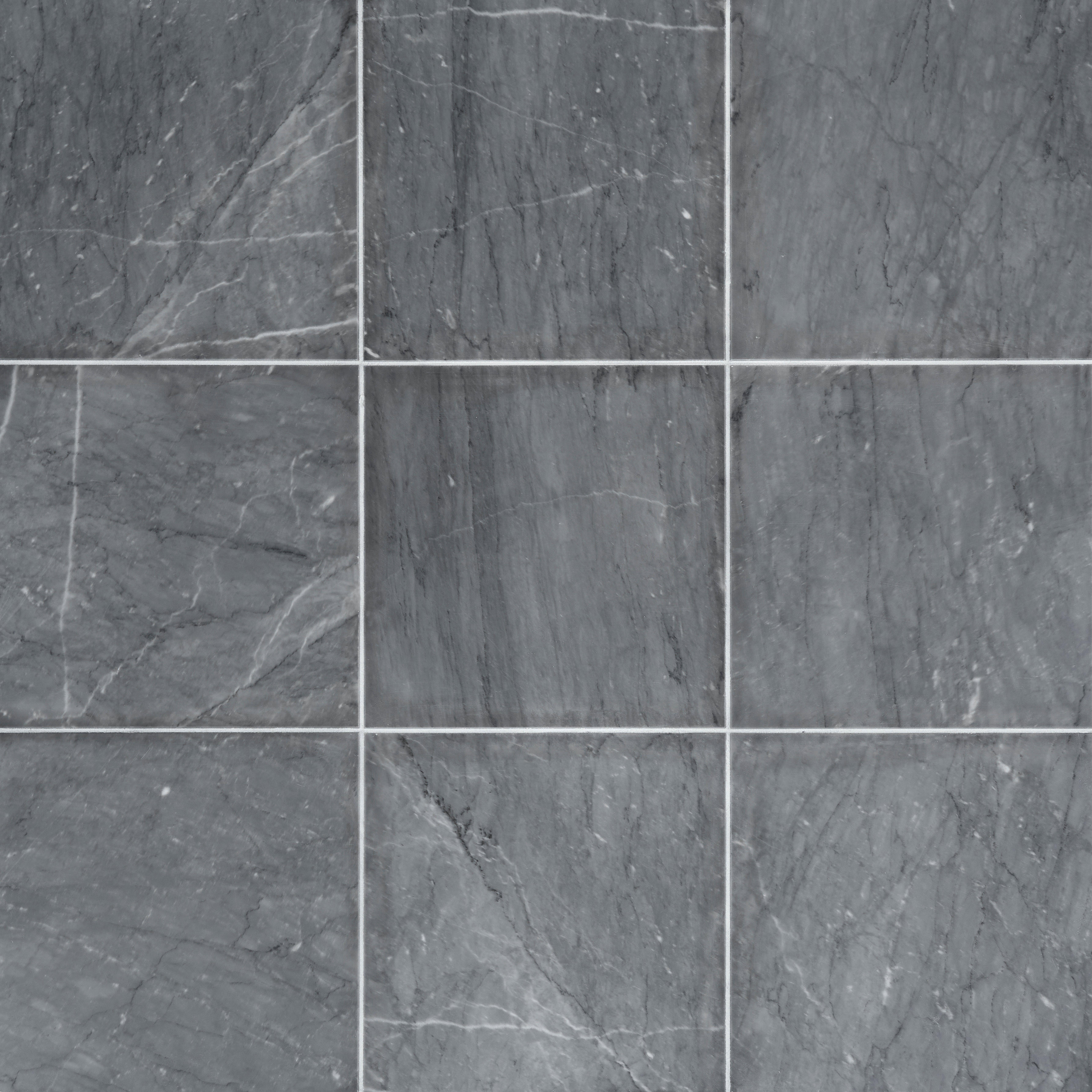 Bardiglio Honed Marble Tile