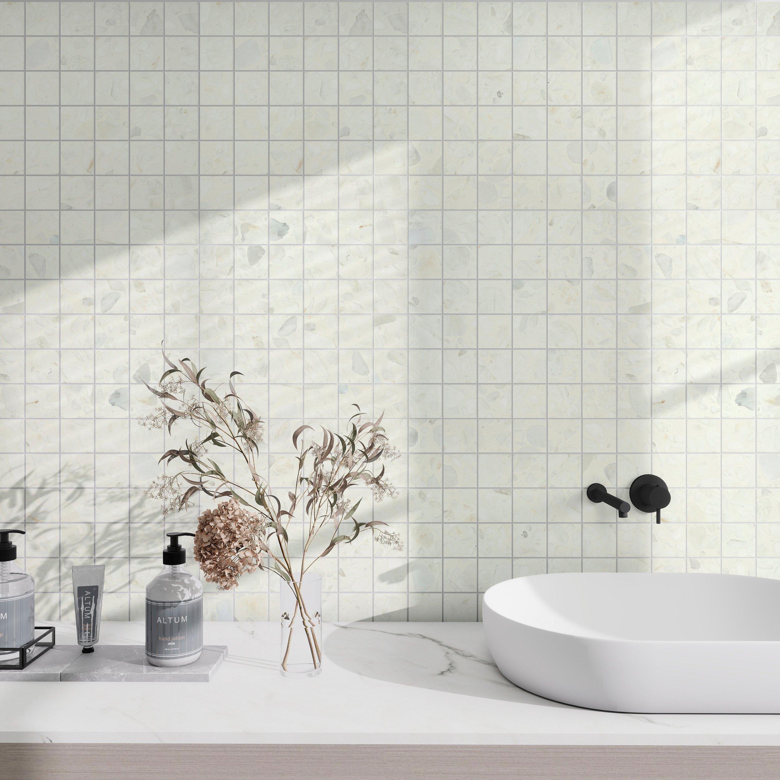 Opaline Square Terrazzo Mosaic