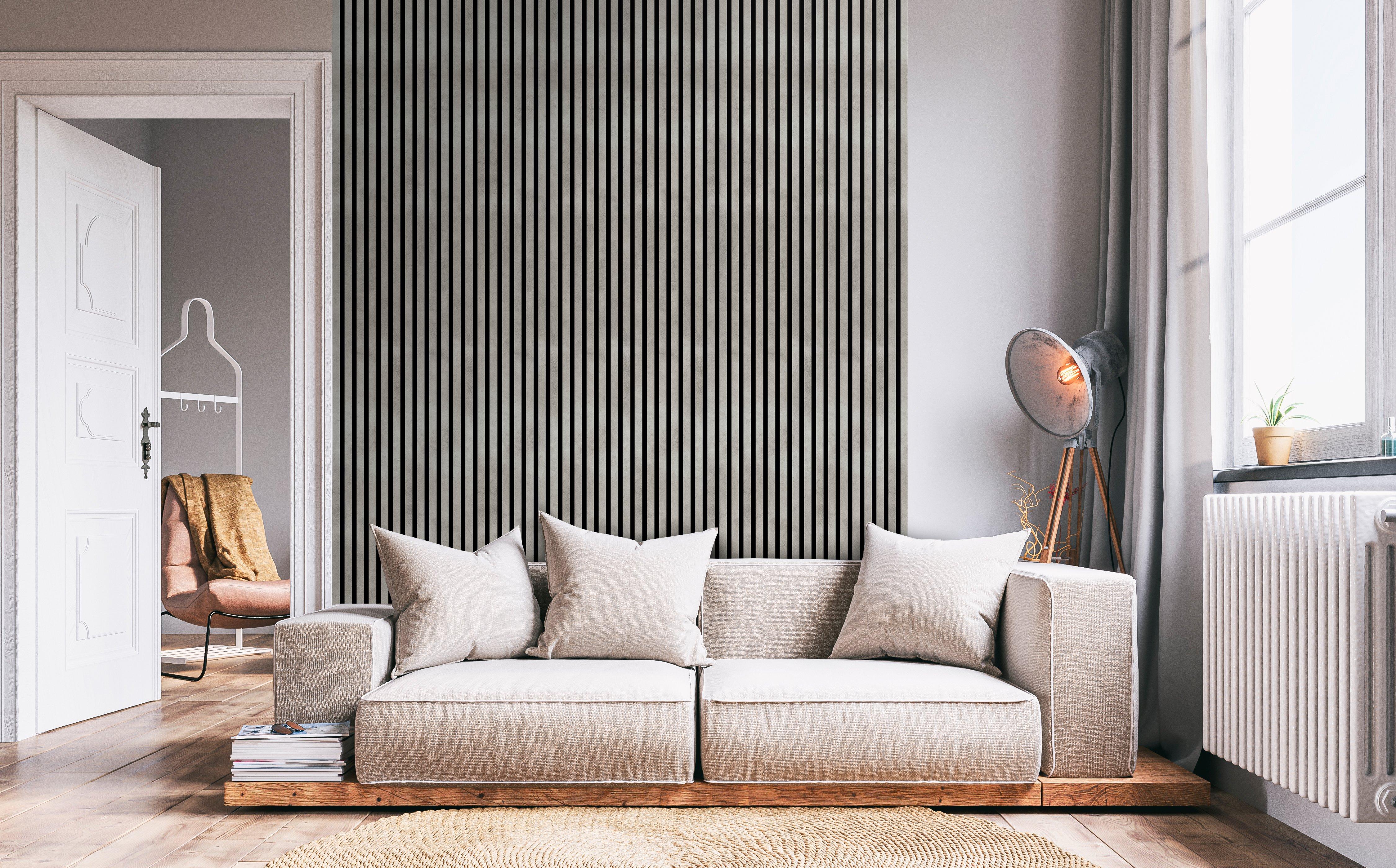 Concrete Wood Wall Non Acoustic Panel