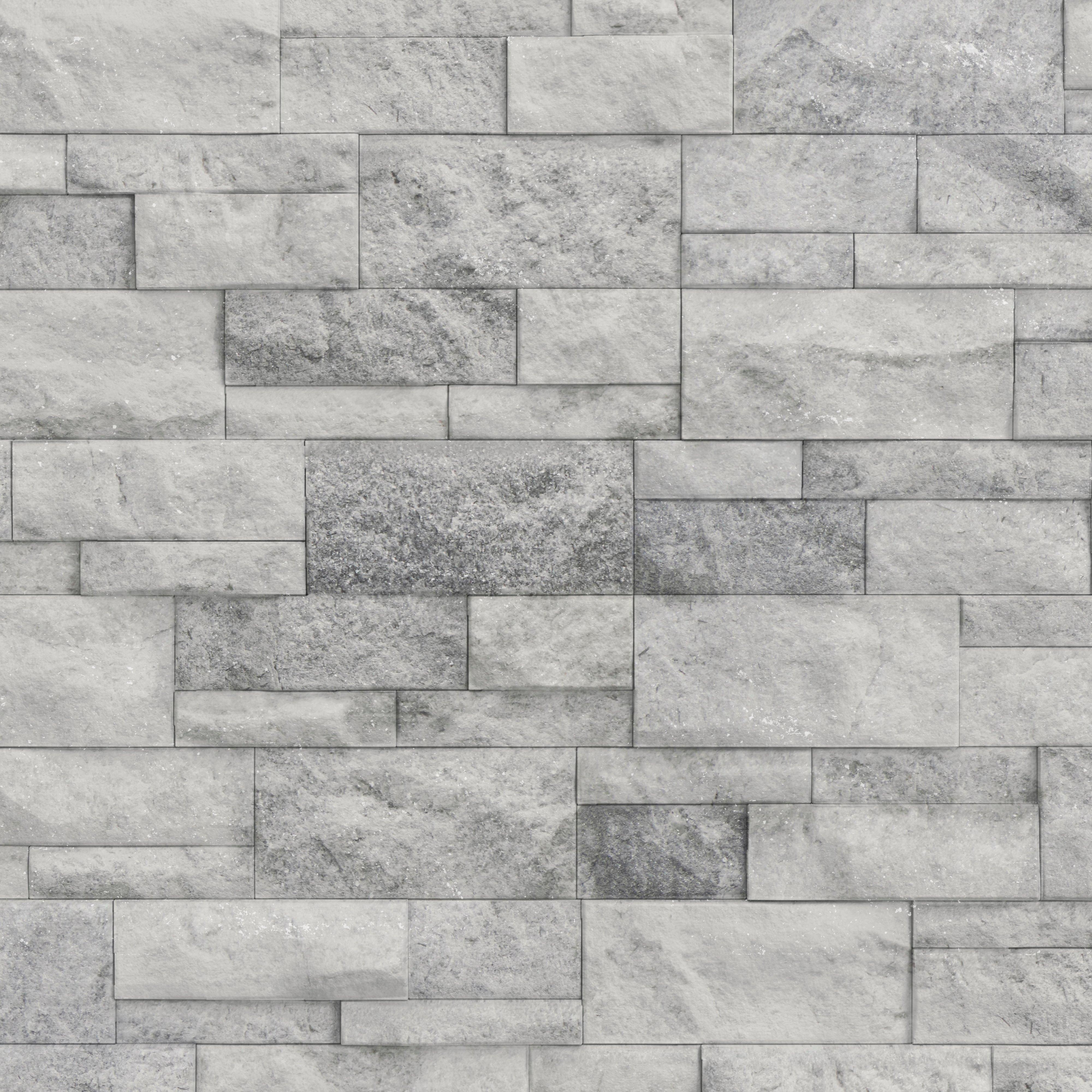 Nordic Mist Split Faced Marble Ledger Panel