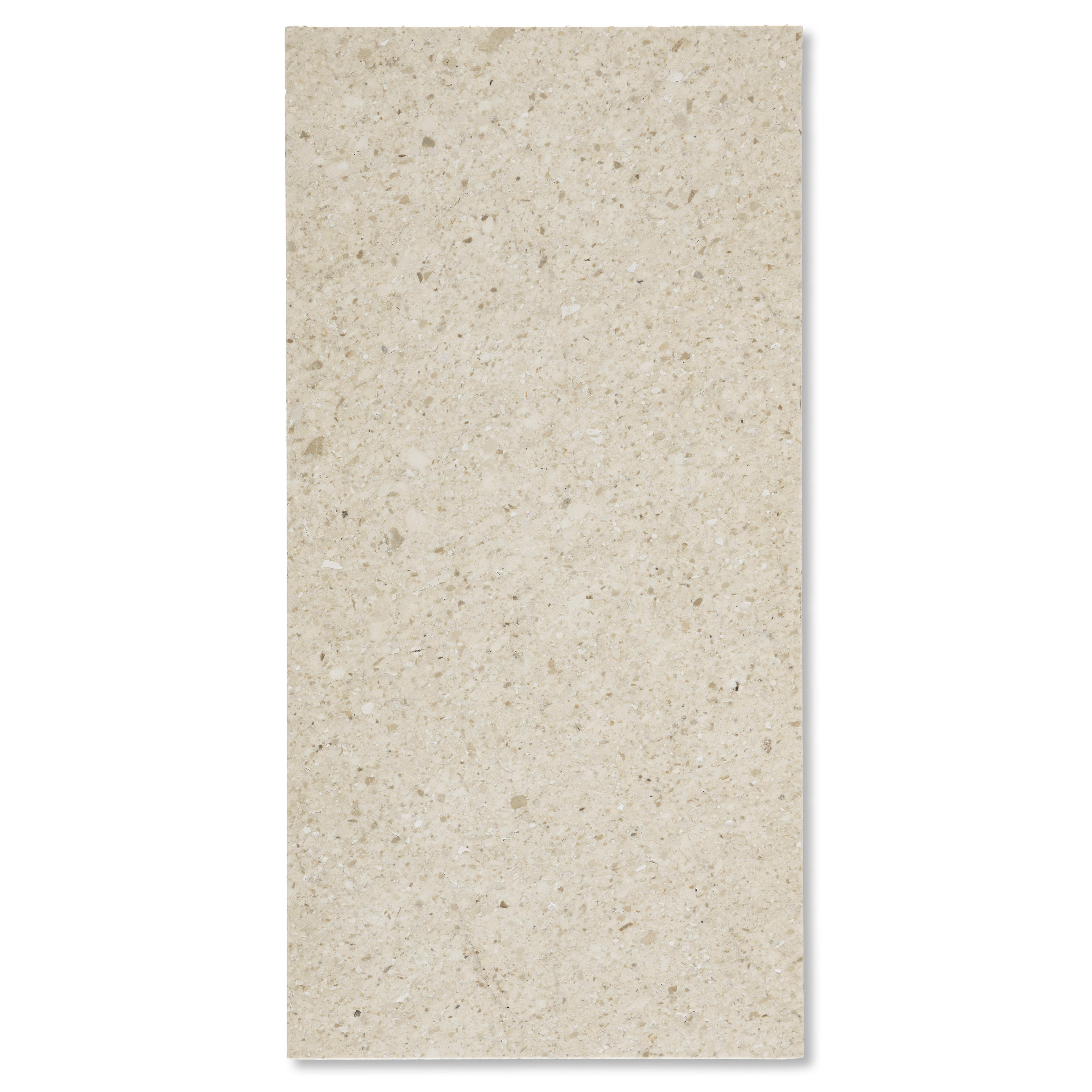 Gaia Bianco Brushed Marble Tile