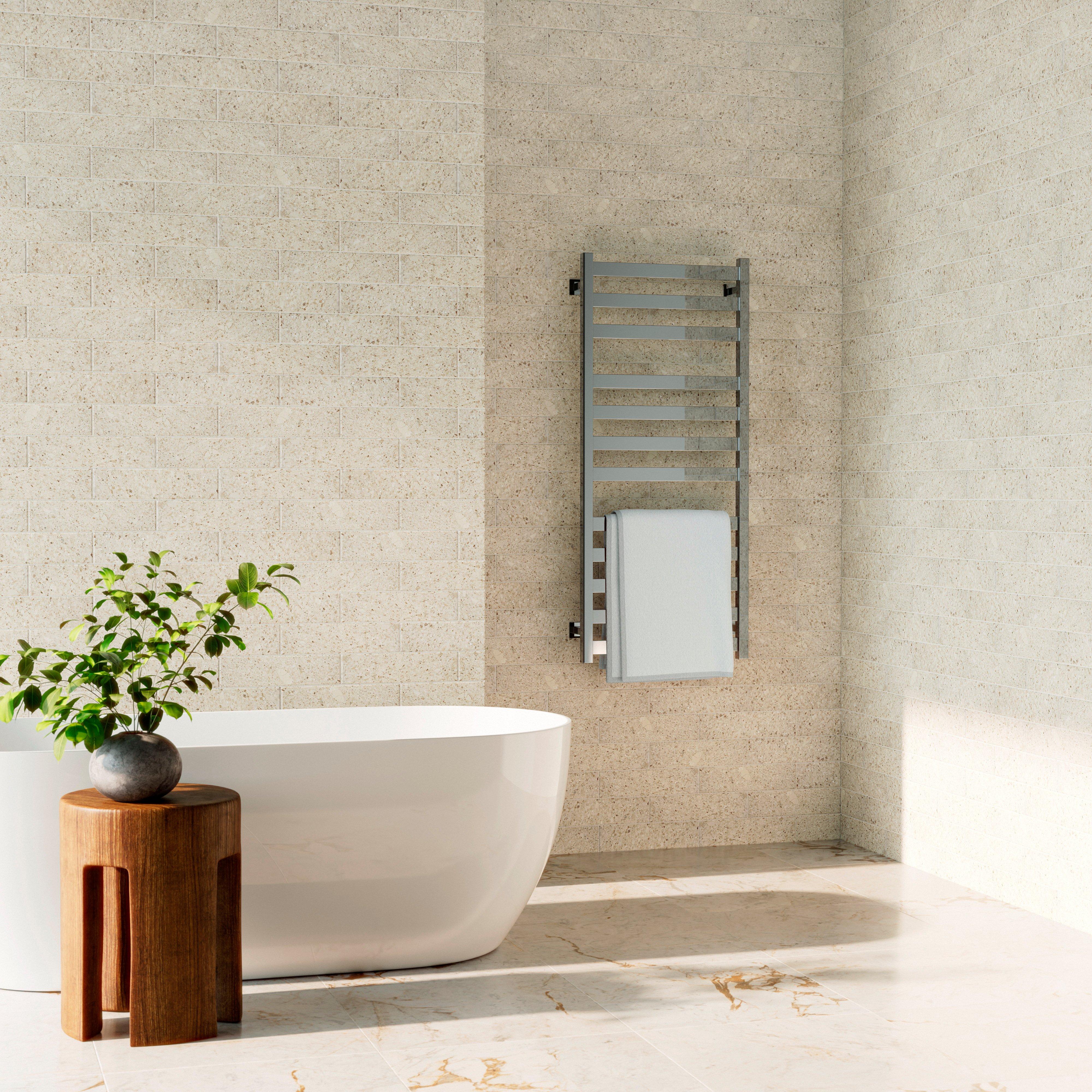 Gaia Bianco Honed Marble Tile