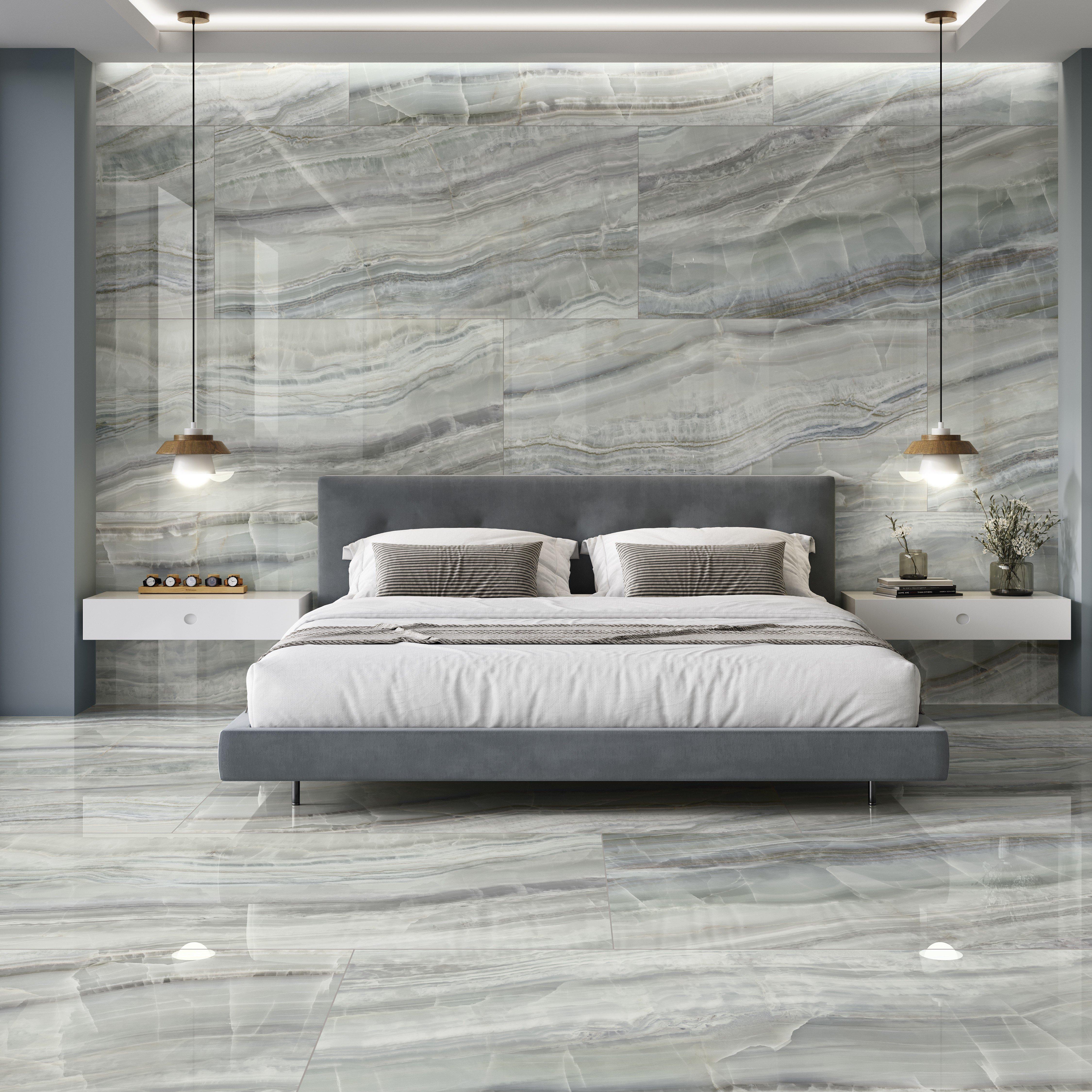 Gemma Onice Polished Porcelain Tile