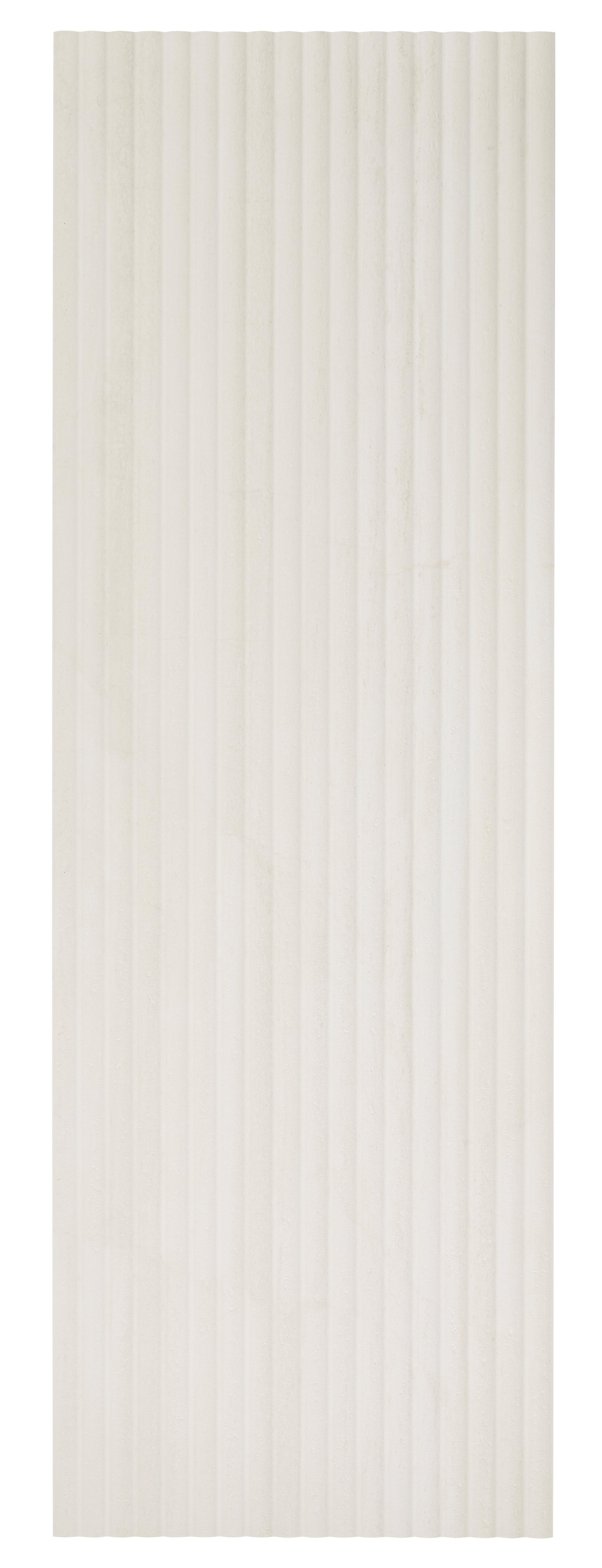 Crema Fluted Matte Ceramic Tile