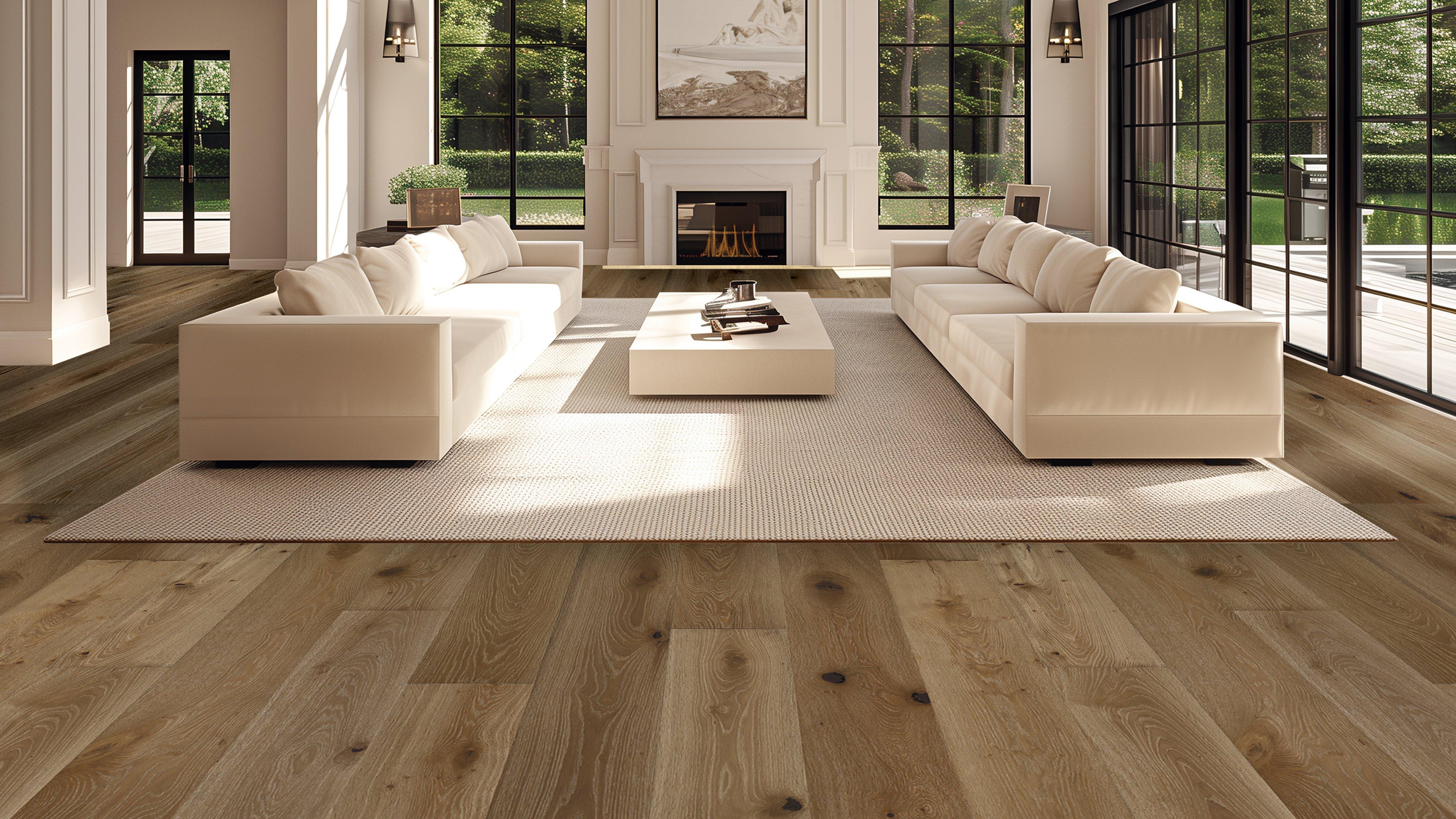 Sydney White Oak Wire Brushed Engineered Hardwood